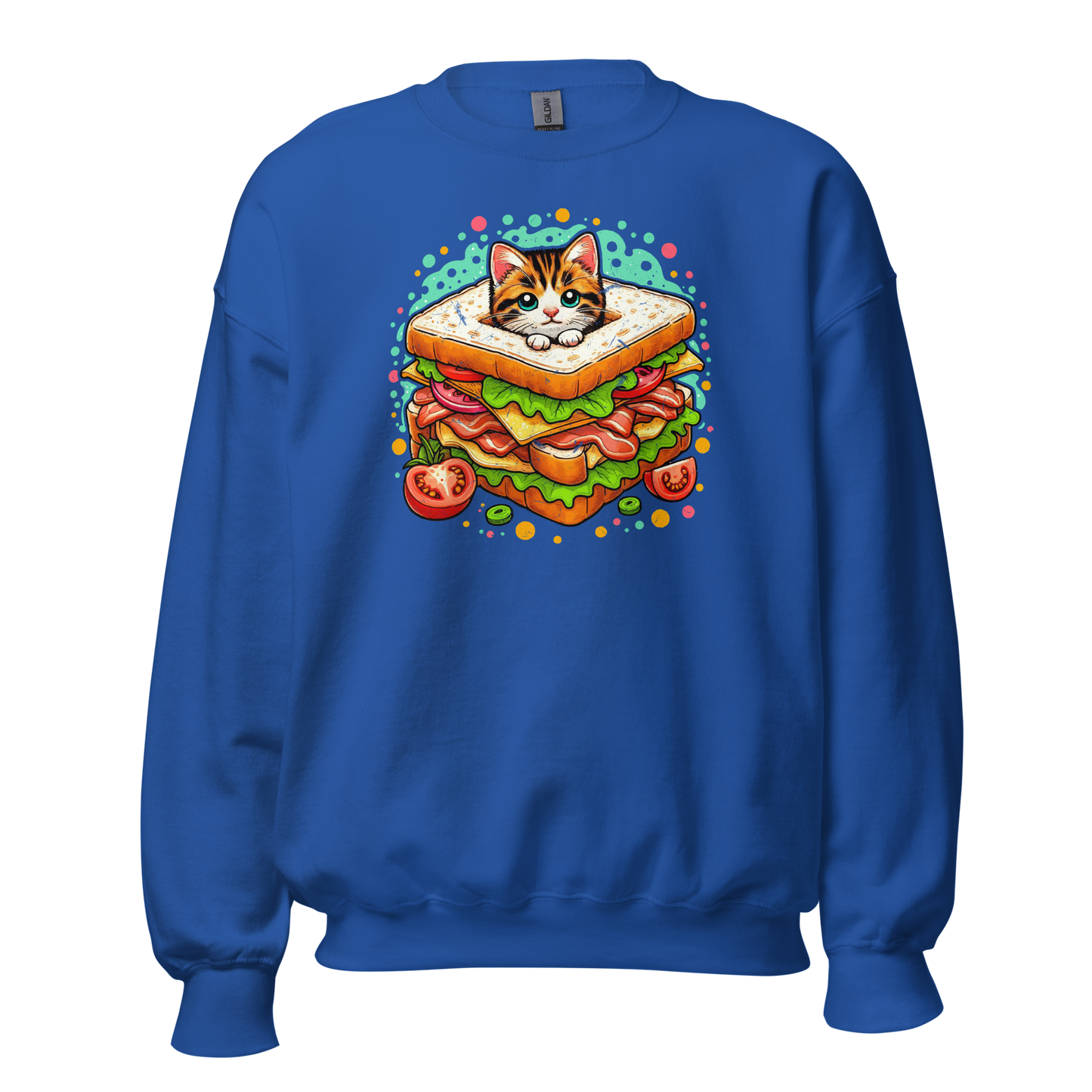 Kitten in a Sandwich - Preshrunk Sweatshirt