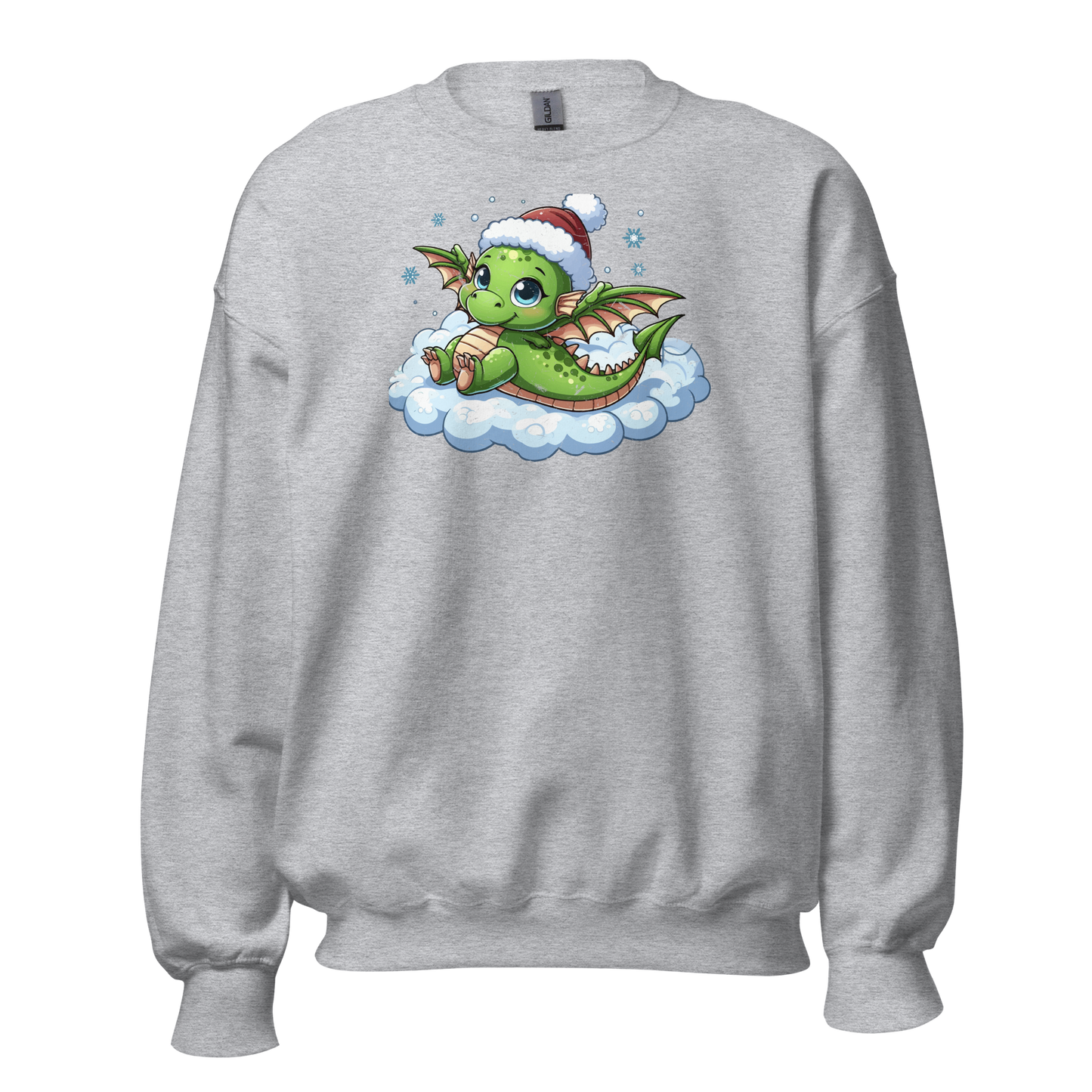 Green Dragon in the Clouds - Preshrunk Sweatshirt