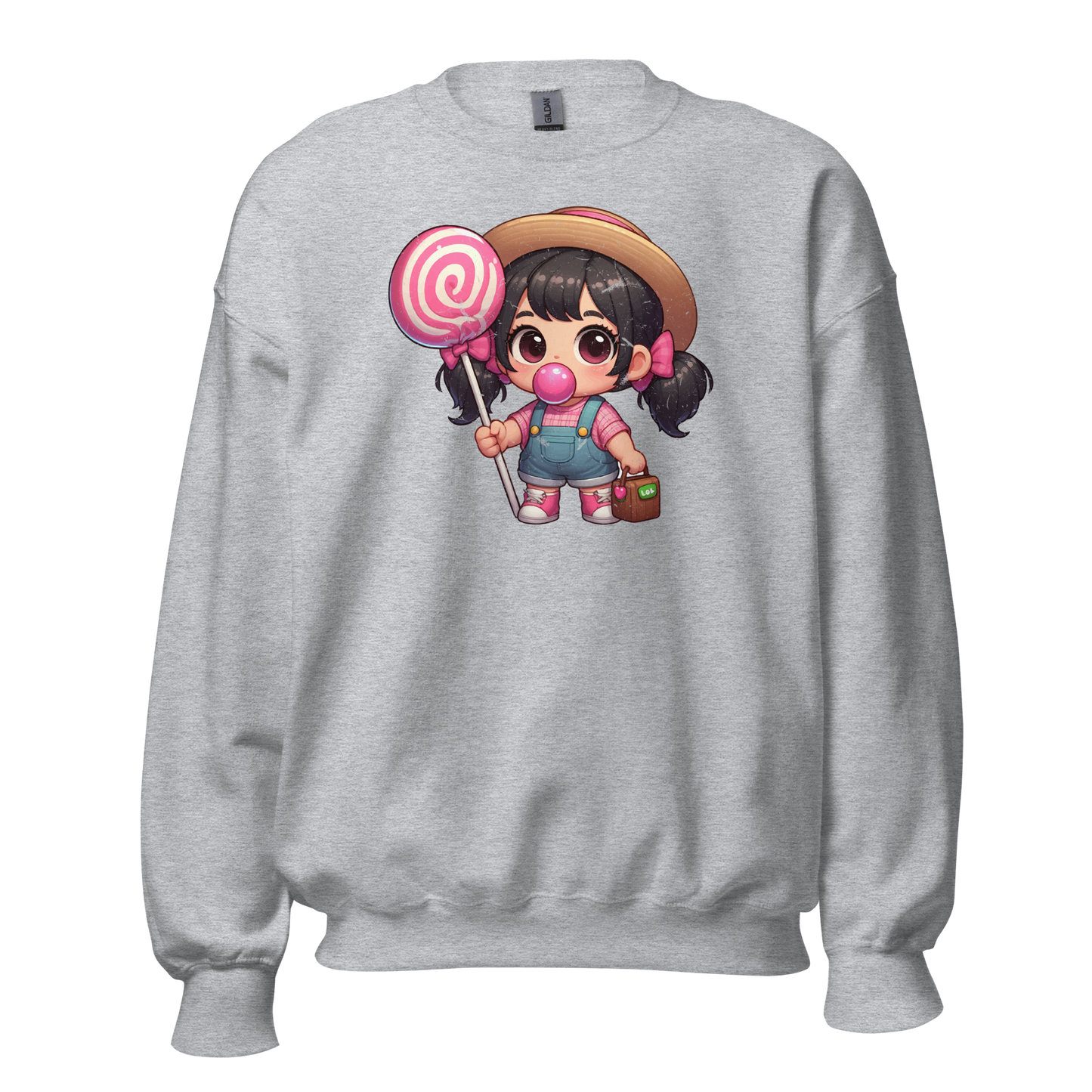 Pigtails and Lolipops - Preshrunk Sweatshirt