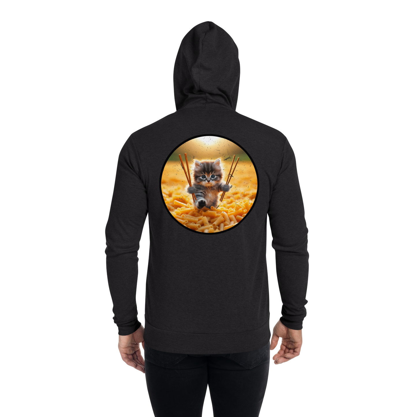 Macaroni Kitten - Lightweight Zip Hoodie