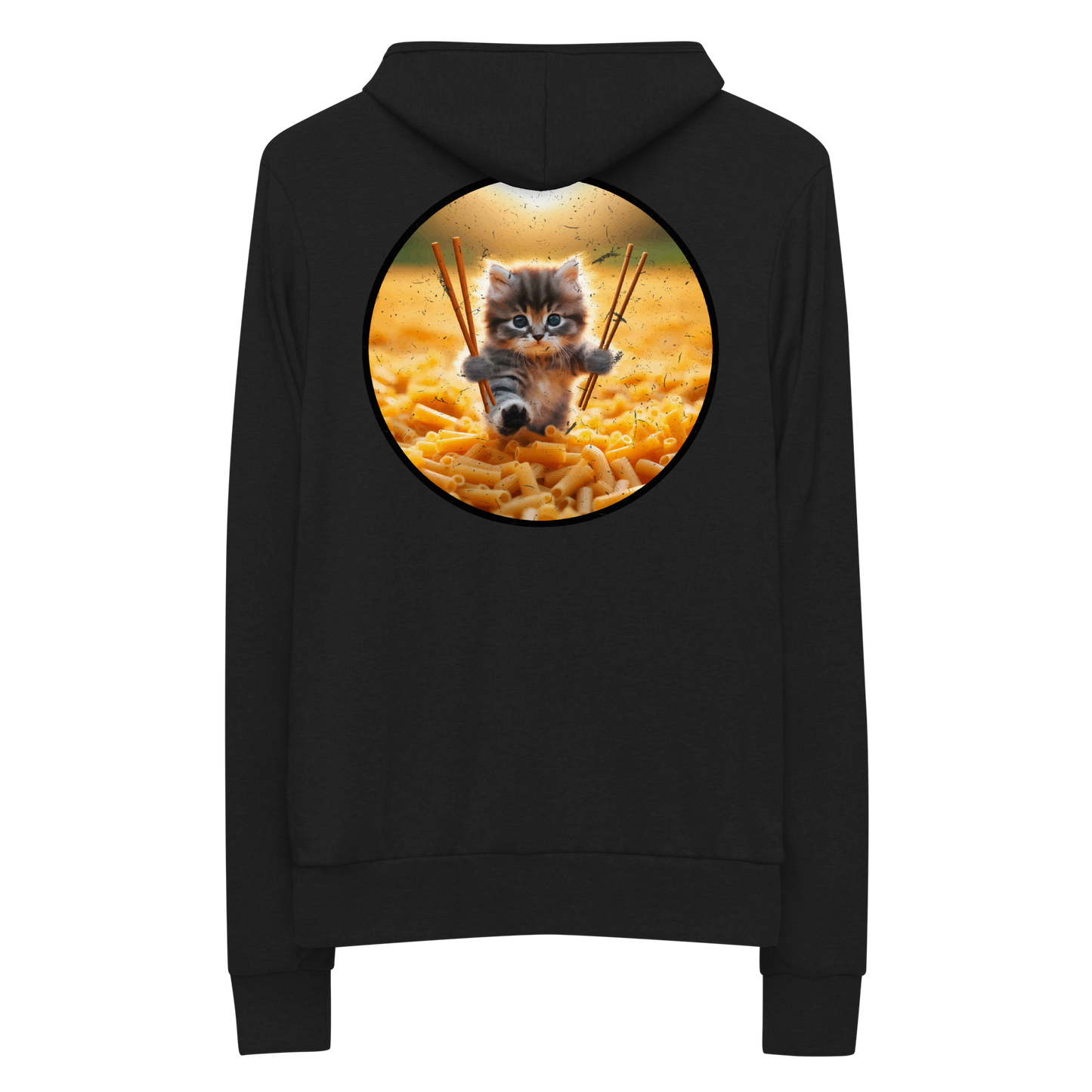 Macaroni Kitten - Lightweight Zip Hoodie