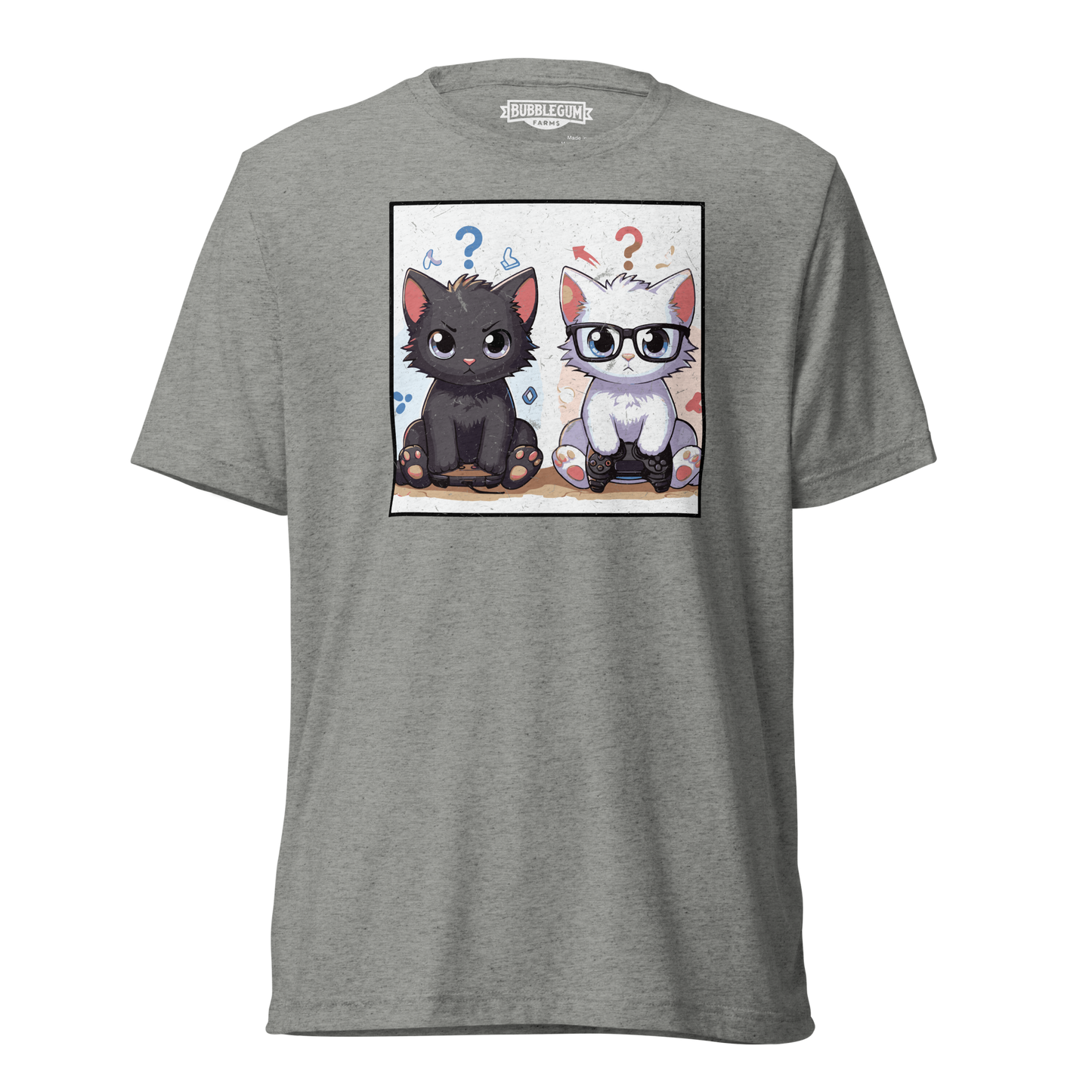 Gamer Kittens - Brothers - Unisex Triblend Tee