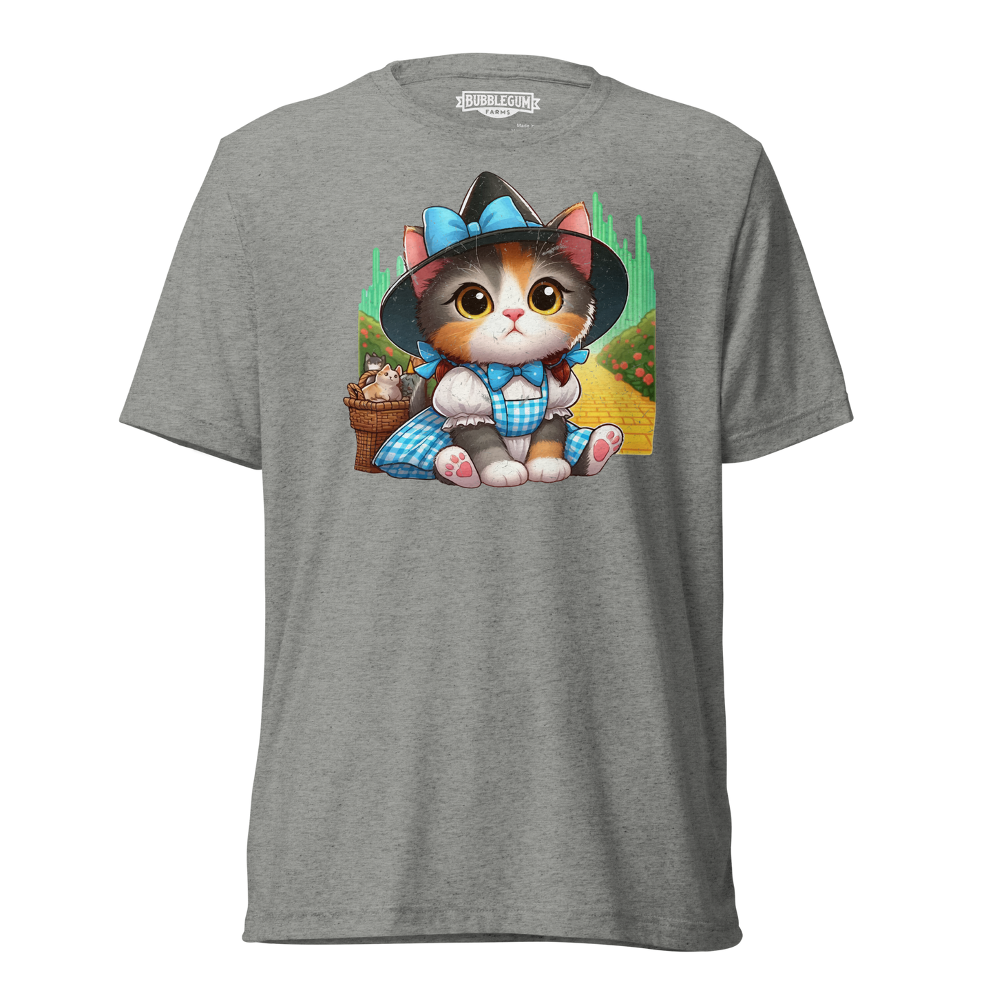 Kitten on a Yellow Brick Road - Unisex Triblend