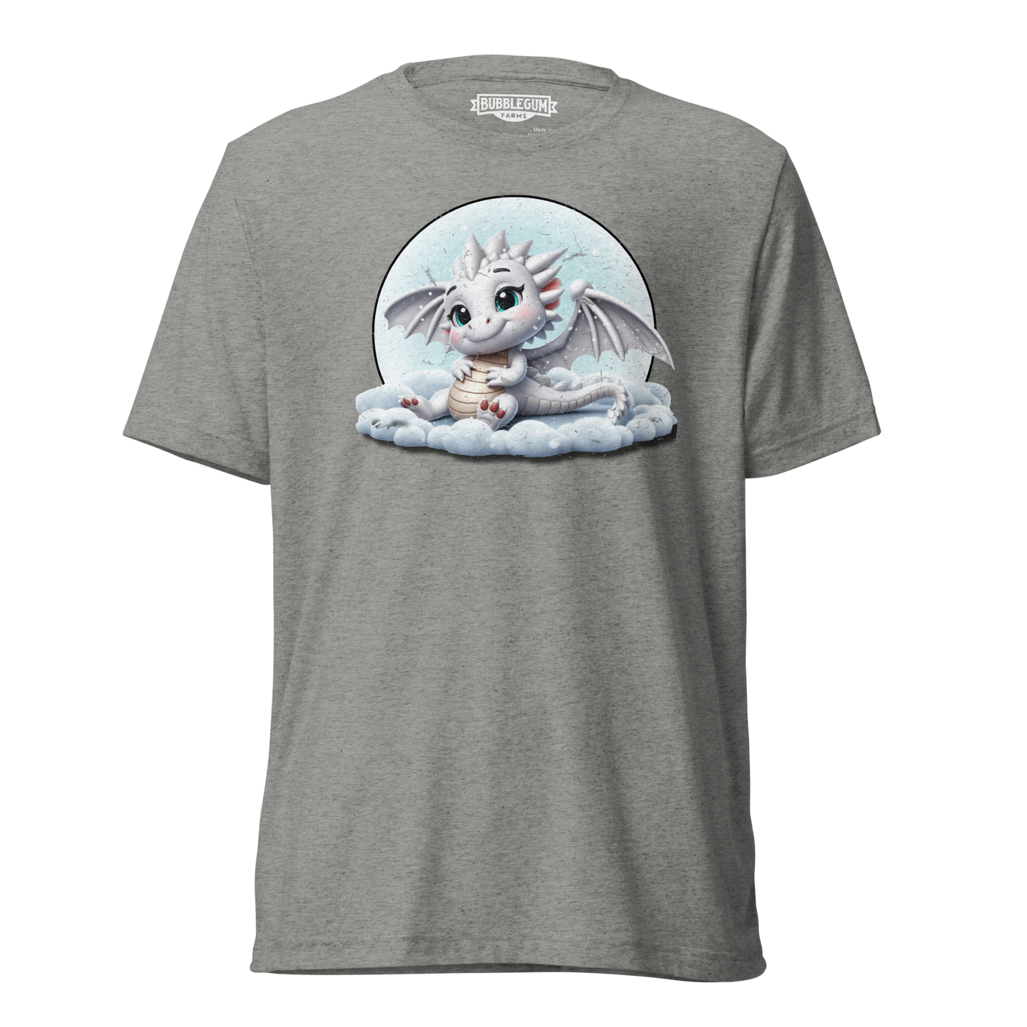 White Dragon in the Clouds - Unisex Triblend