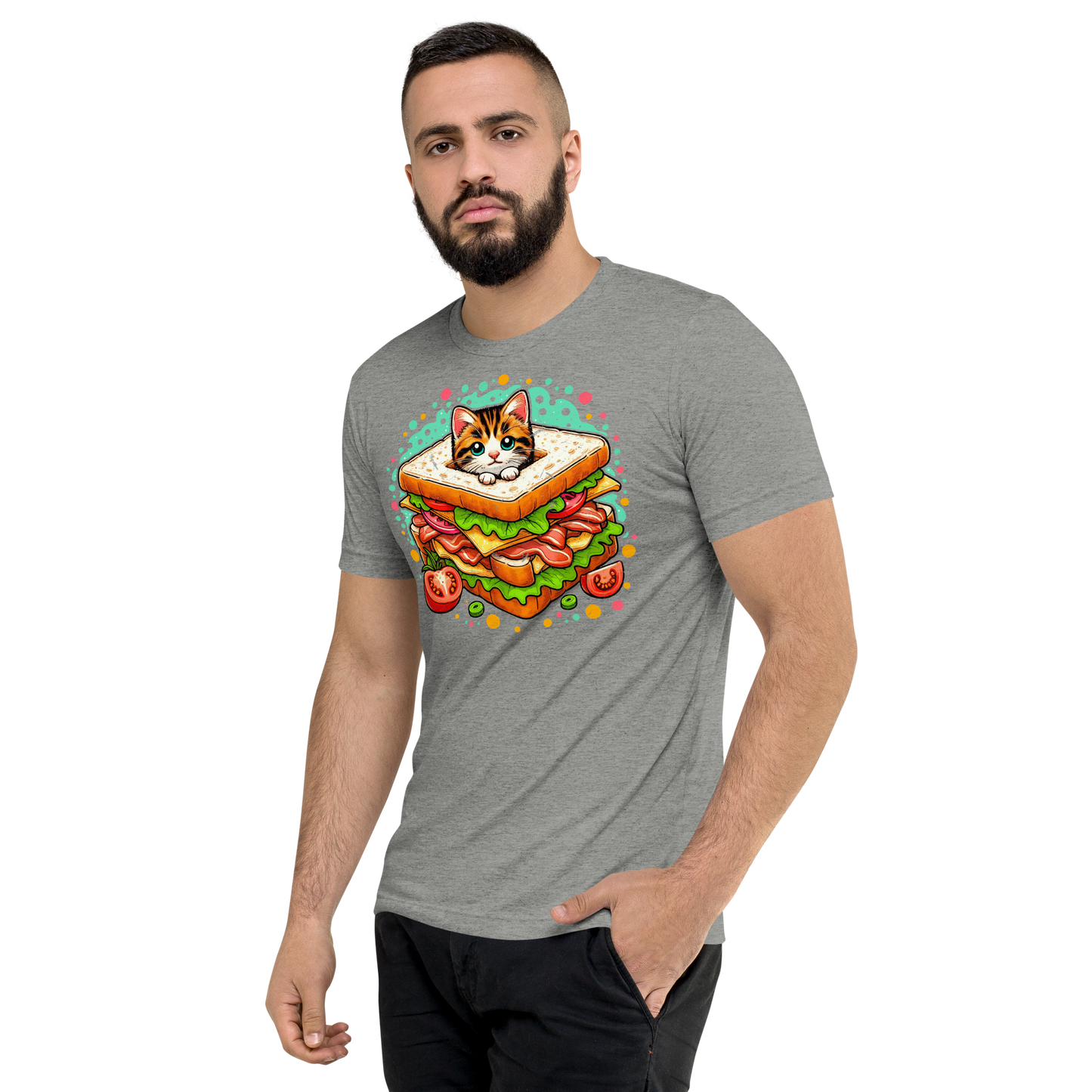 Kitten in a Sandwich - Unisex Triblend