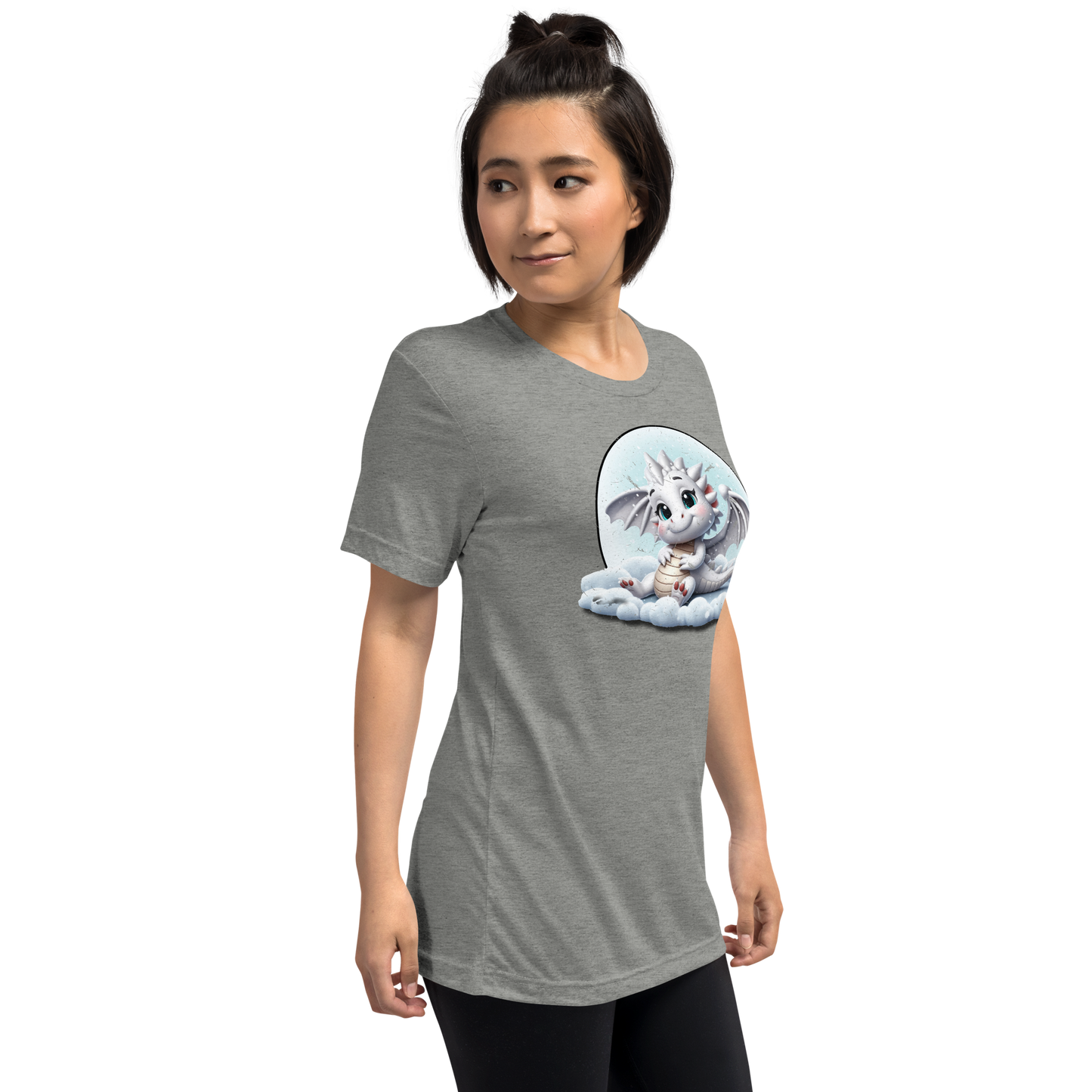 White Dragon in the Clouds - Unisex Triblend