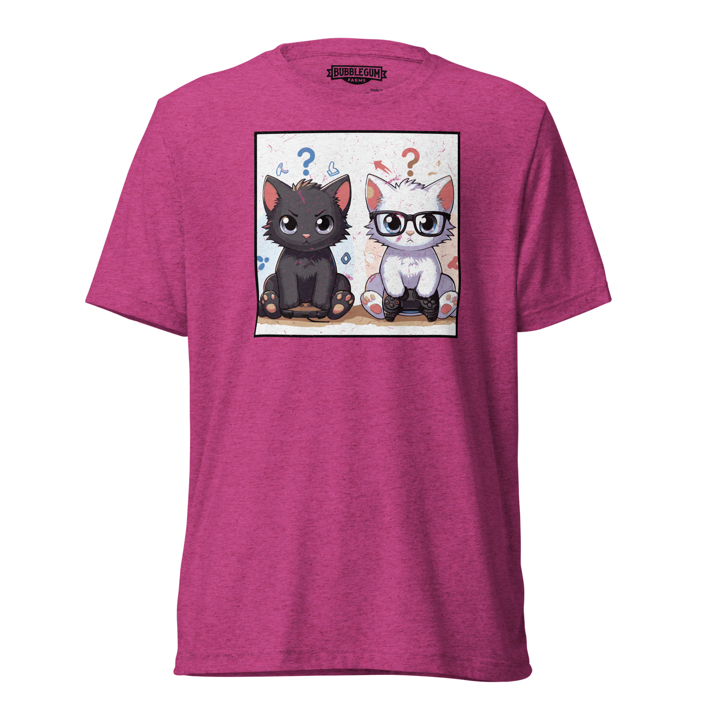 Gamer Kittens - Brothers - Unisex Triblend Tee