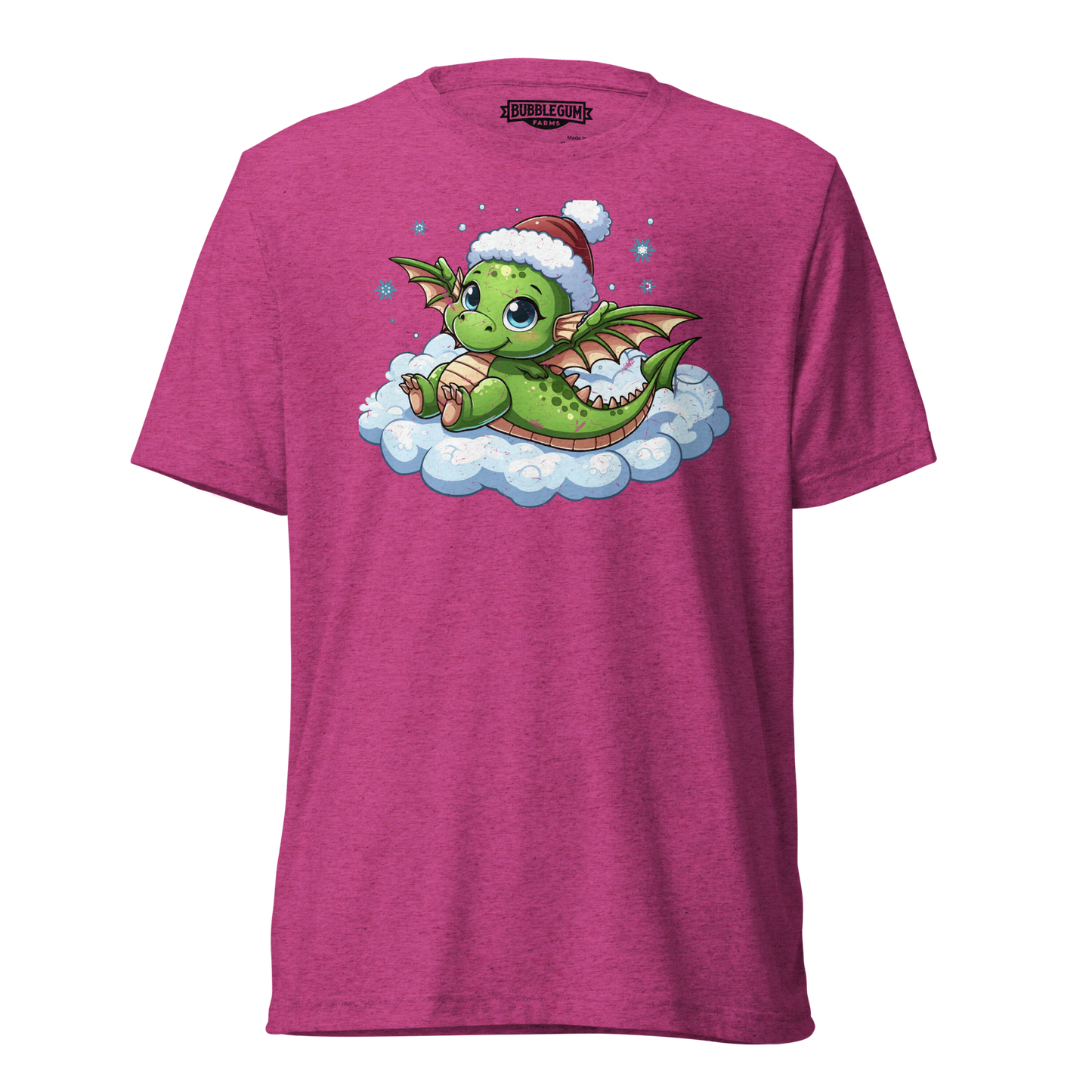 Green Dragon in the Clouds - Unisex Triblend Tee