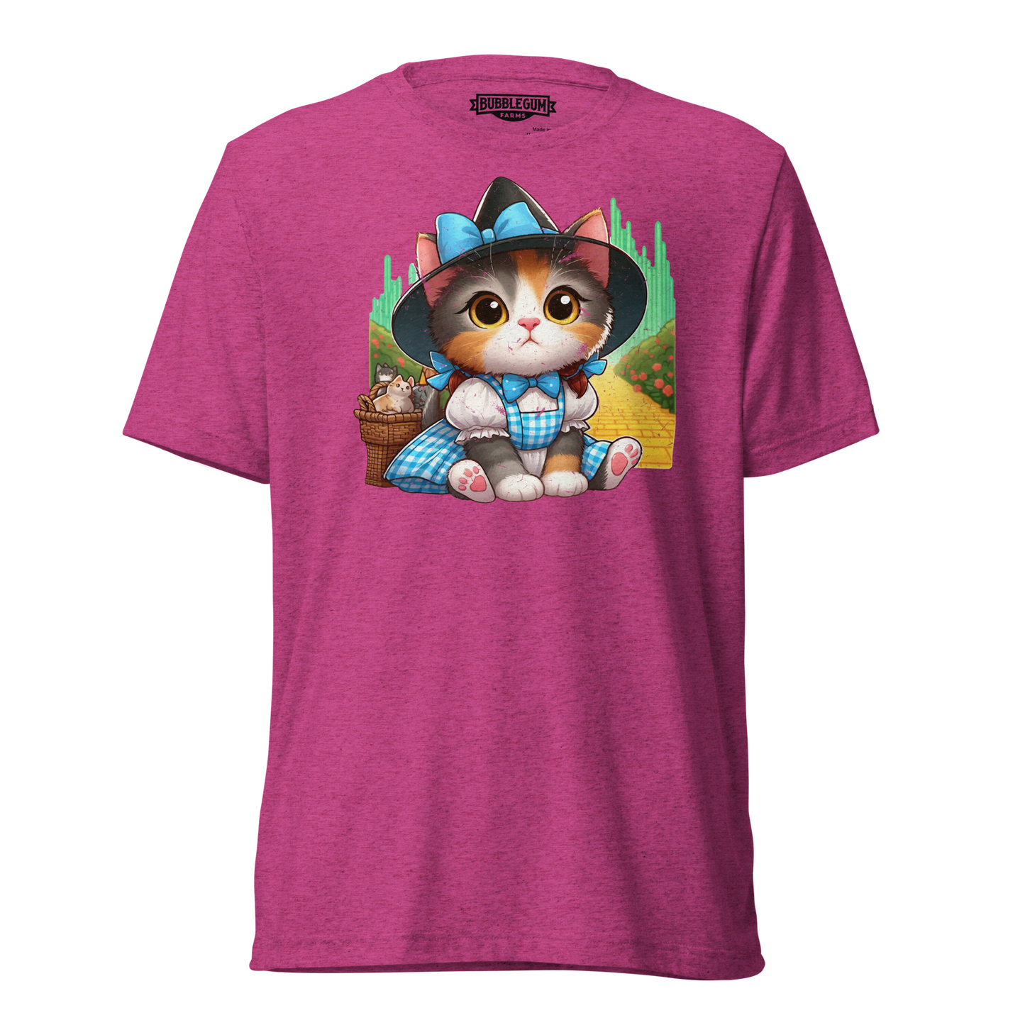 Kitten on a Yellow Brick Road - Unisex Triblend