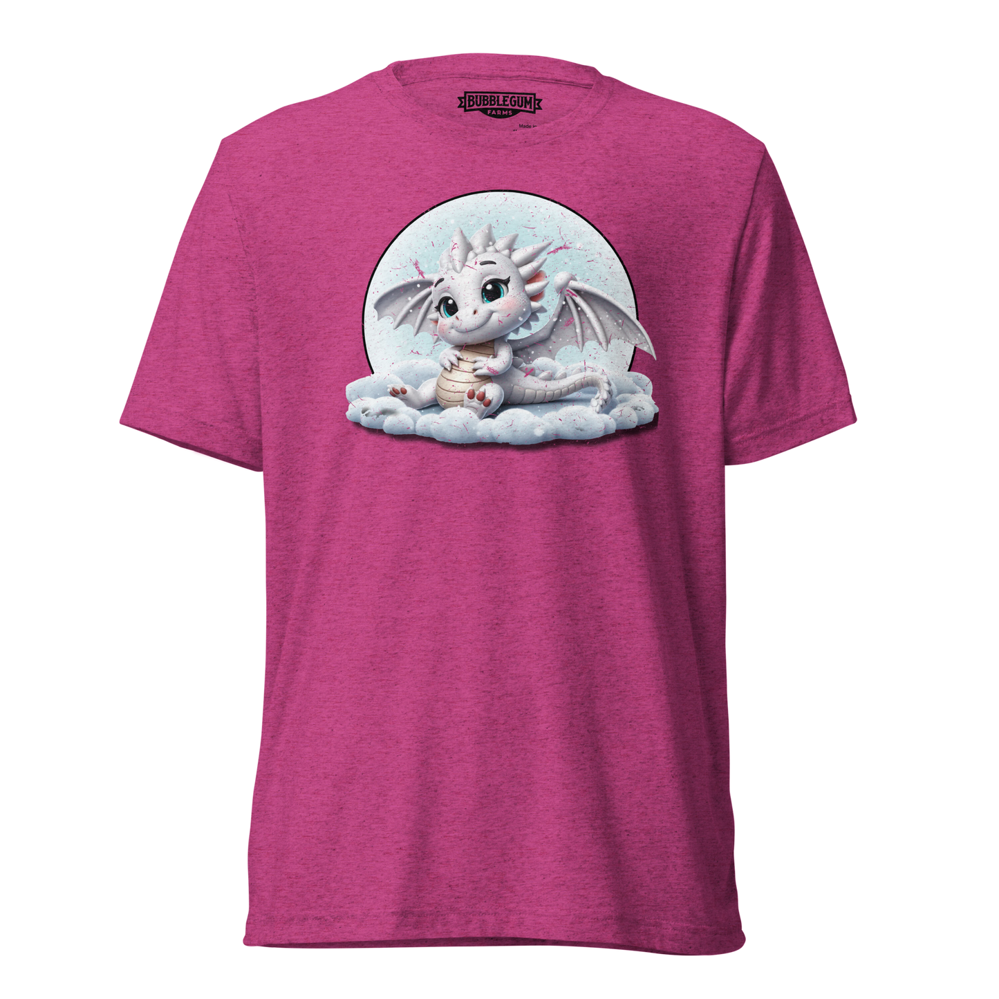 White Dragon in the Clouds - Unisex Triblend