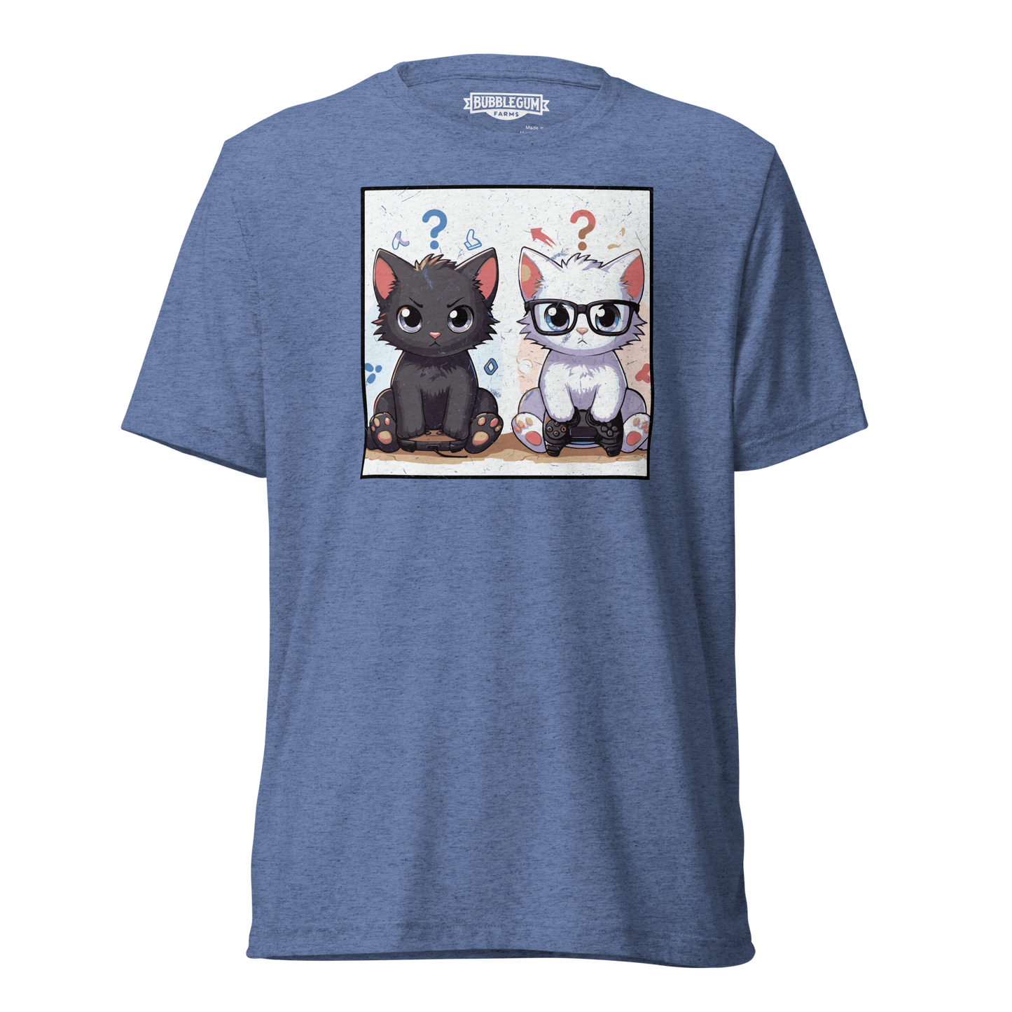 Gamer Kittens - Brothers - Unisex Triblend Tee