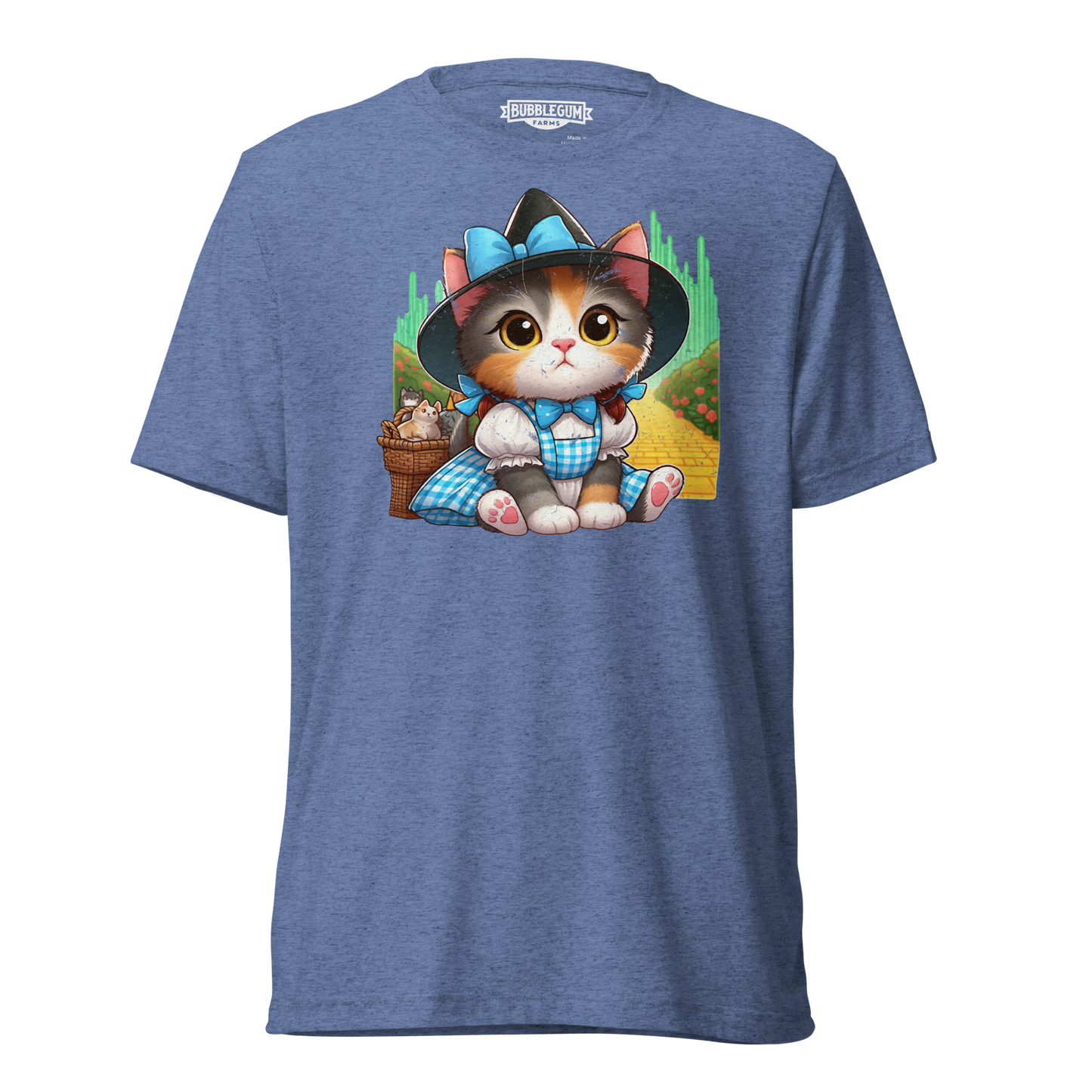 Kitten on a Yellow Brick Road - Unisex Triblend