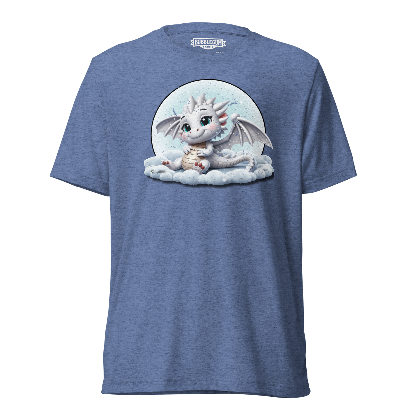 White Dragon in the Clouds - Unisex Triblend