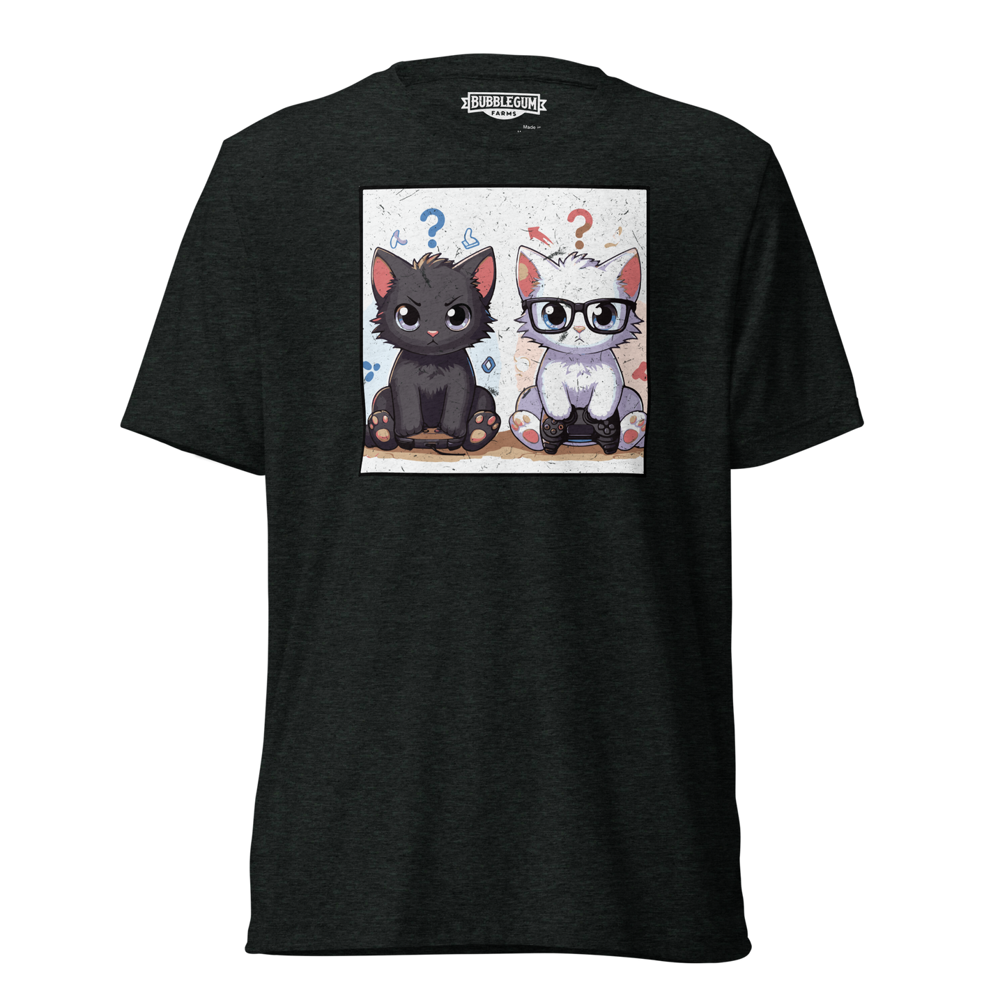 Gamer Kittens - Brothers - Unisex Triblend Tee