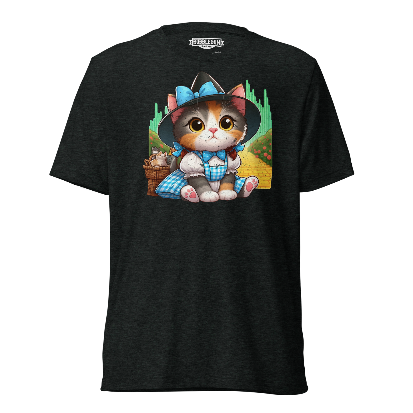 Kitten on a Yellow Brick Road - Unisex Triblend