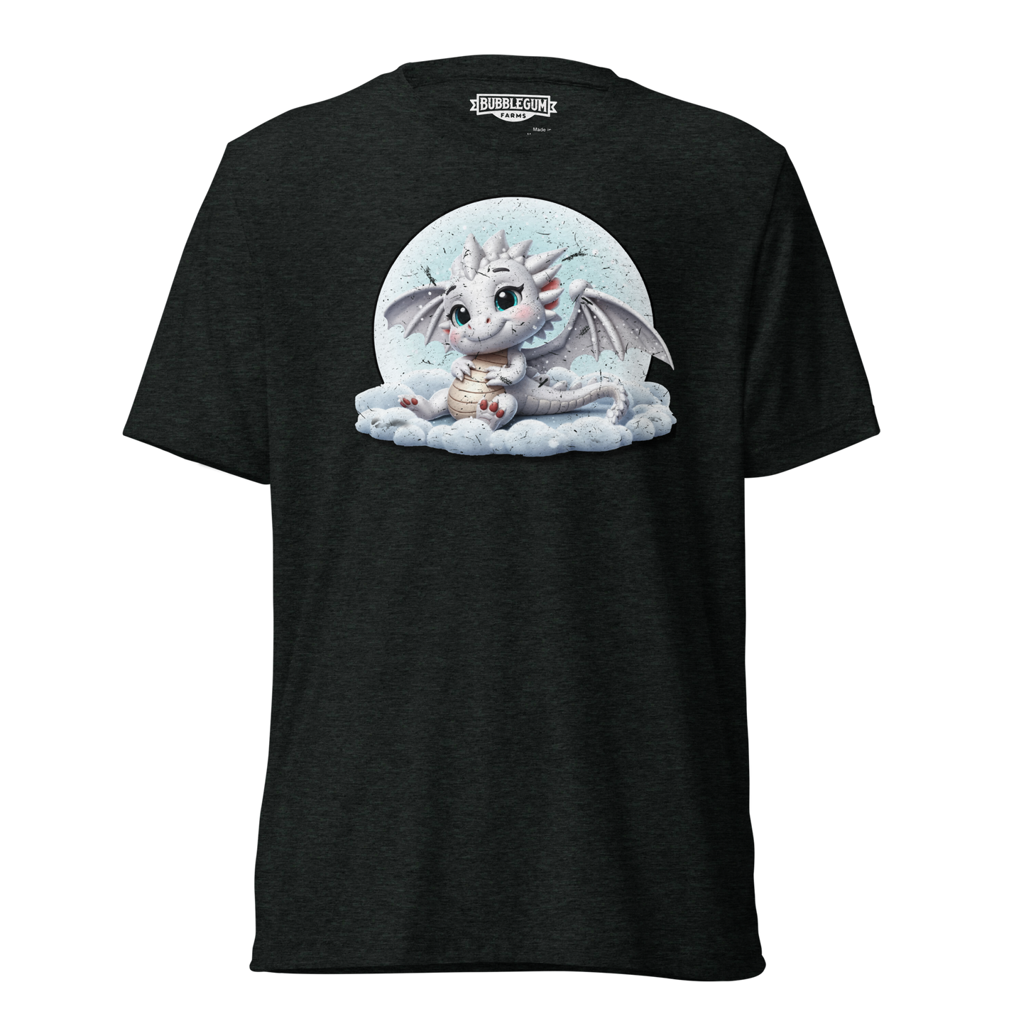 White Dragon in the Clouds - Unisex Triblend