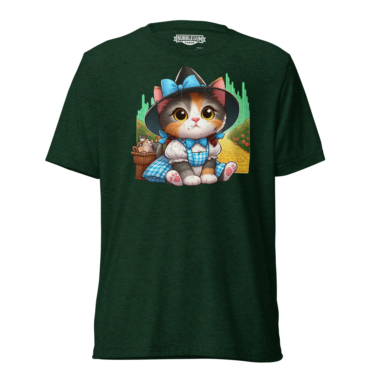 Kitten on a Yellow Brick Road - Unisex Triblend