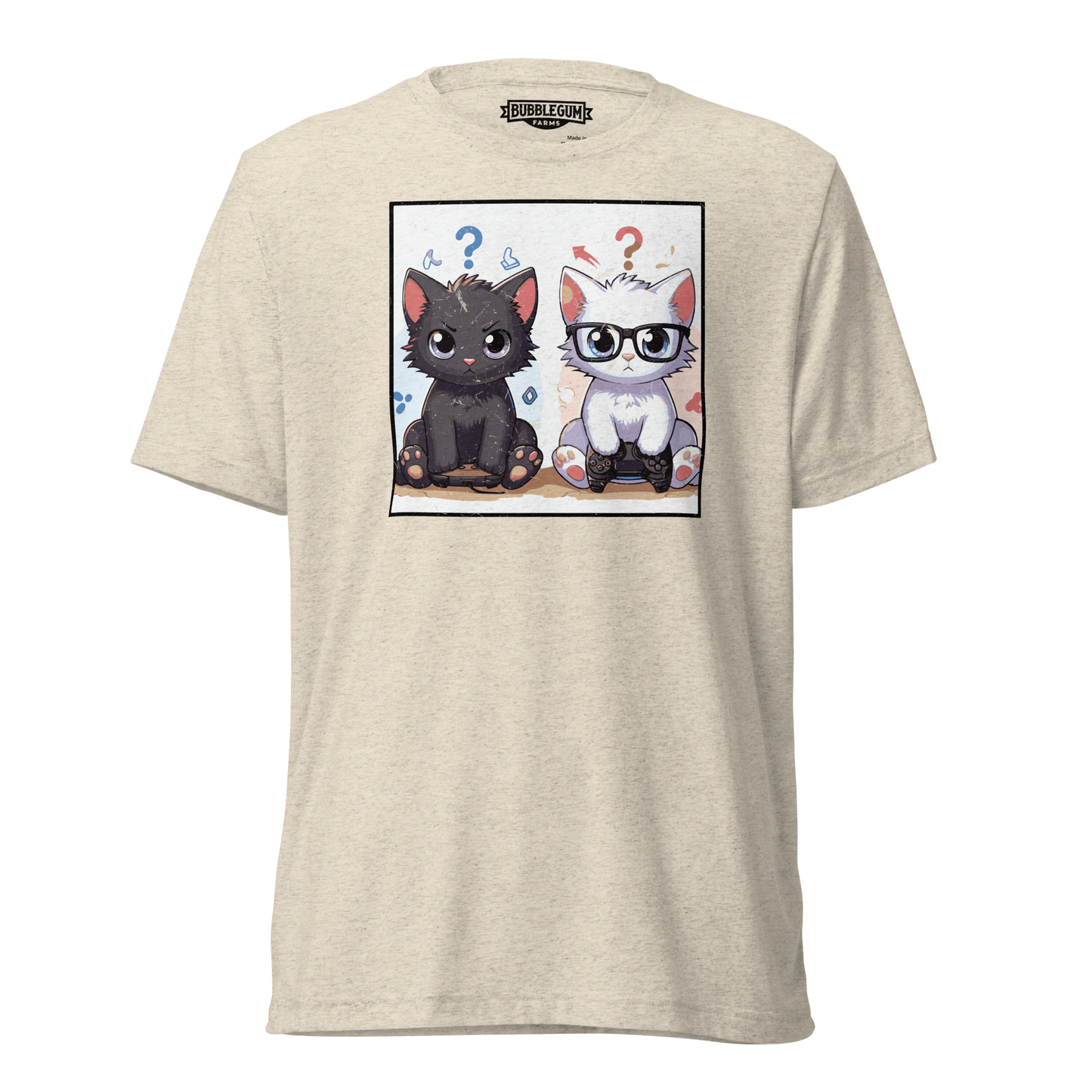 Gamer Kittens - Brothers - Unisex Triblend Tee