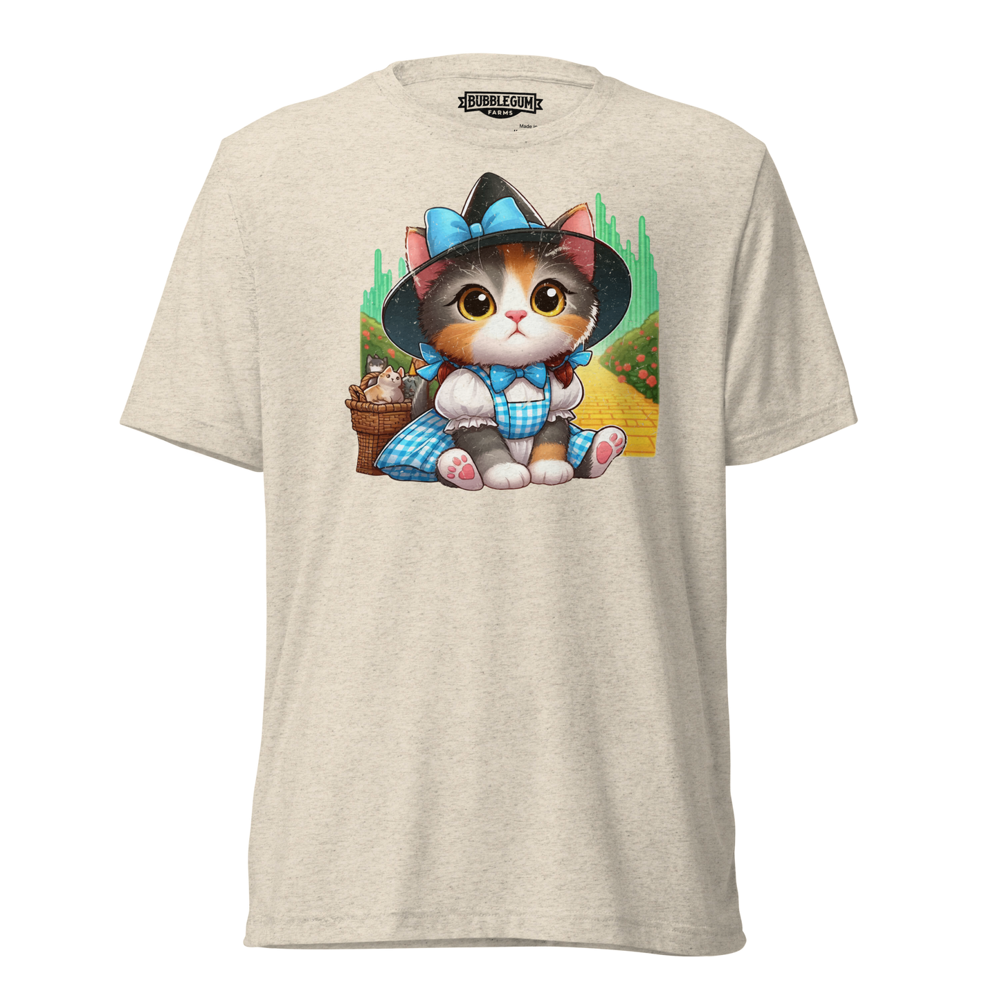 Kitten on a Yellow Brick Road - Unisex Triblend