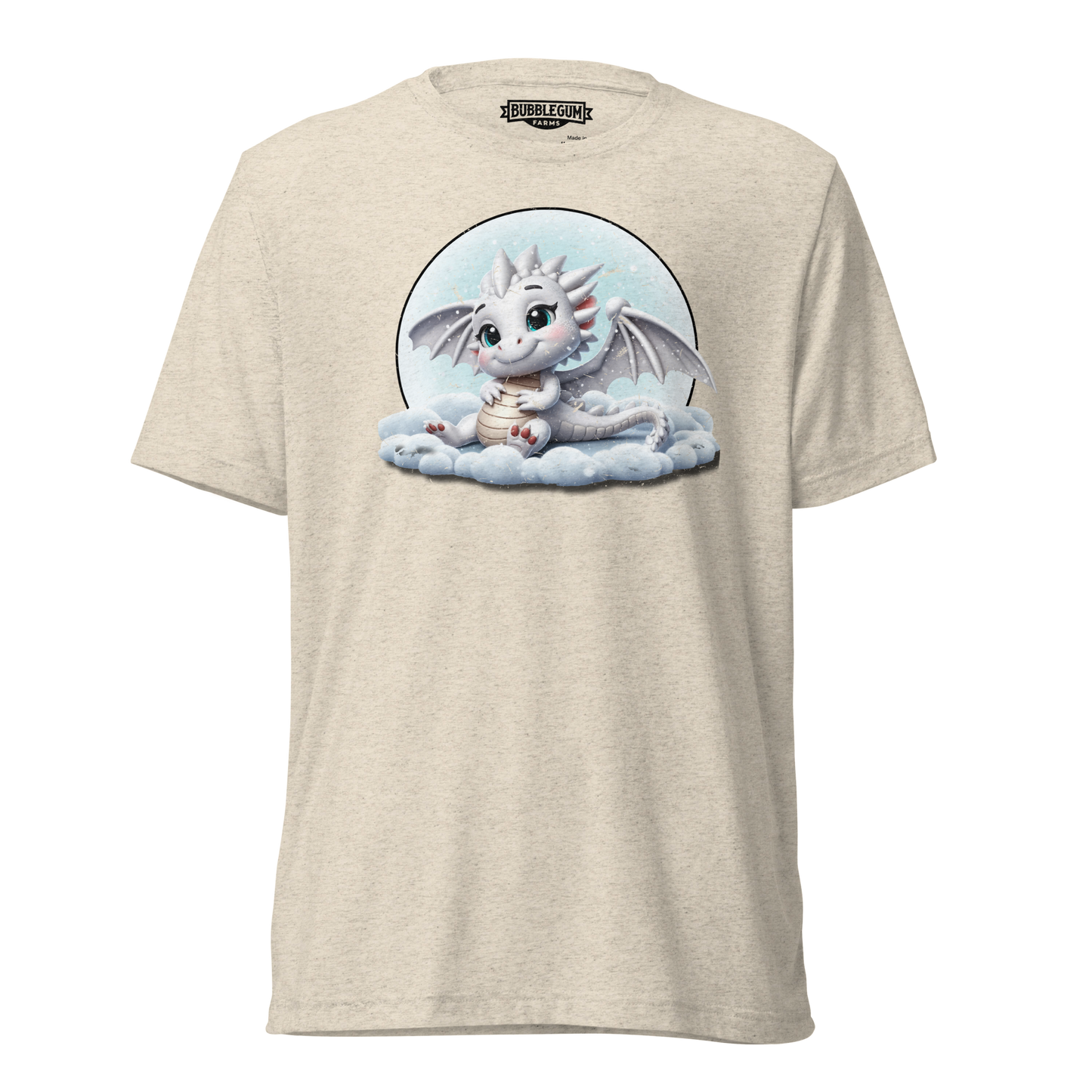 White Dragon in the Clouds - Unisex Triblend
