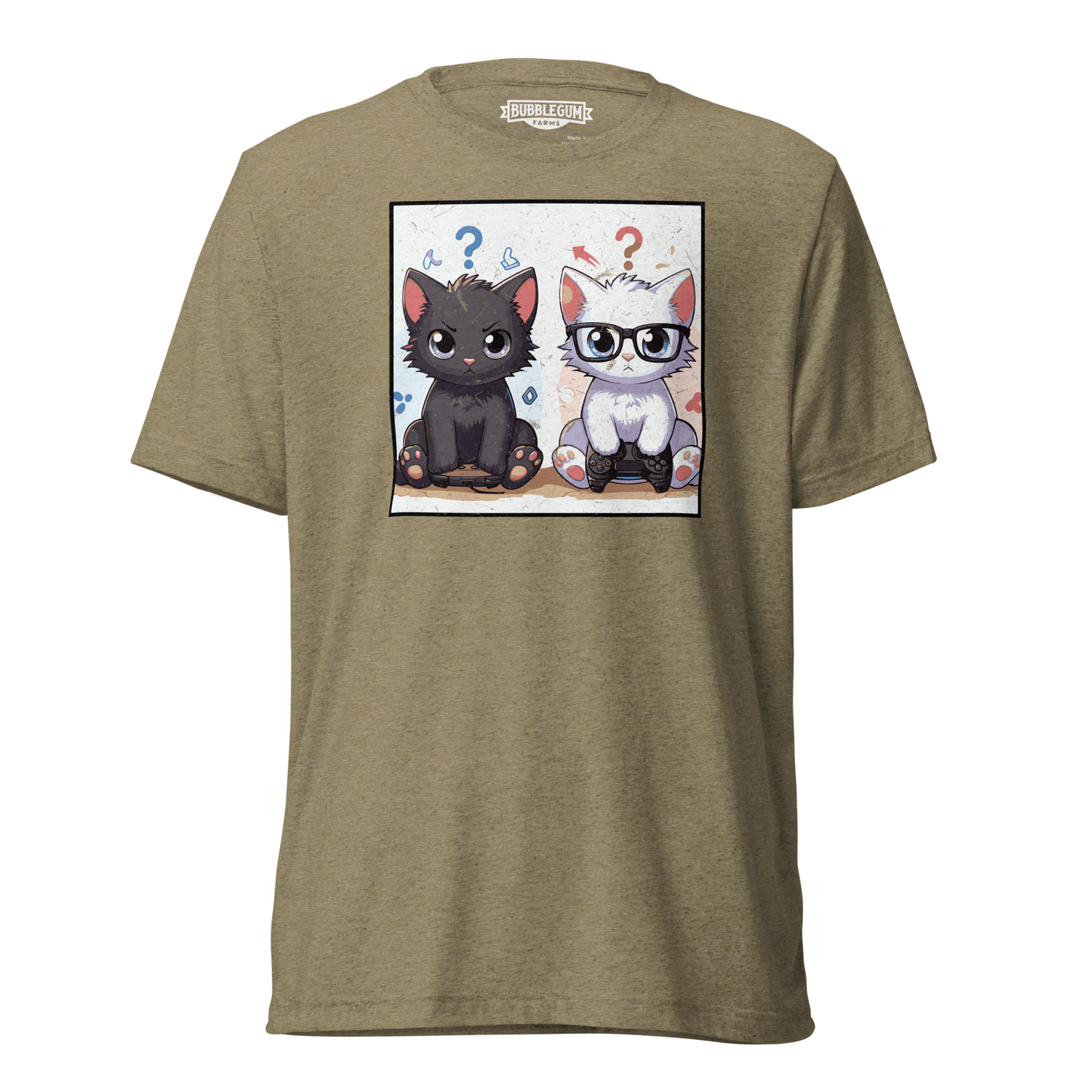 Gamer Kittens - Brothers - Unisex Triblend Tee