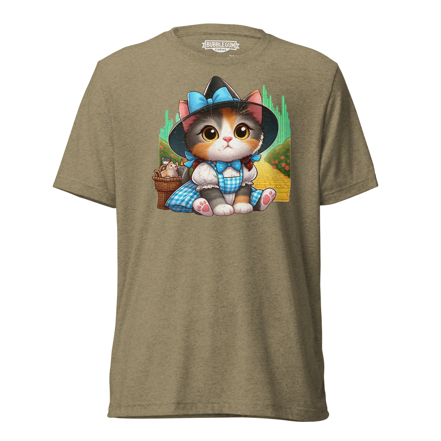 Kitten on a Yellow Brick Road - Unisex Triblend
