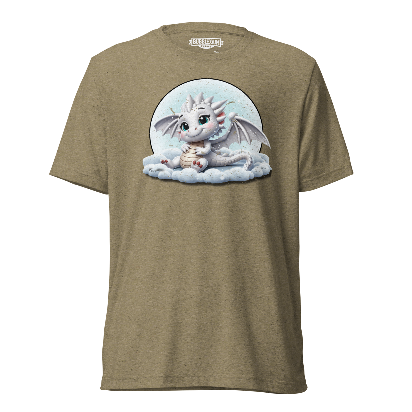White Dragon in the Clouds - Unisex Triblend