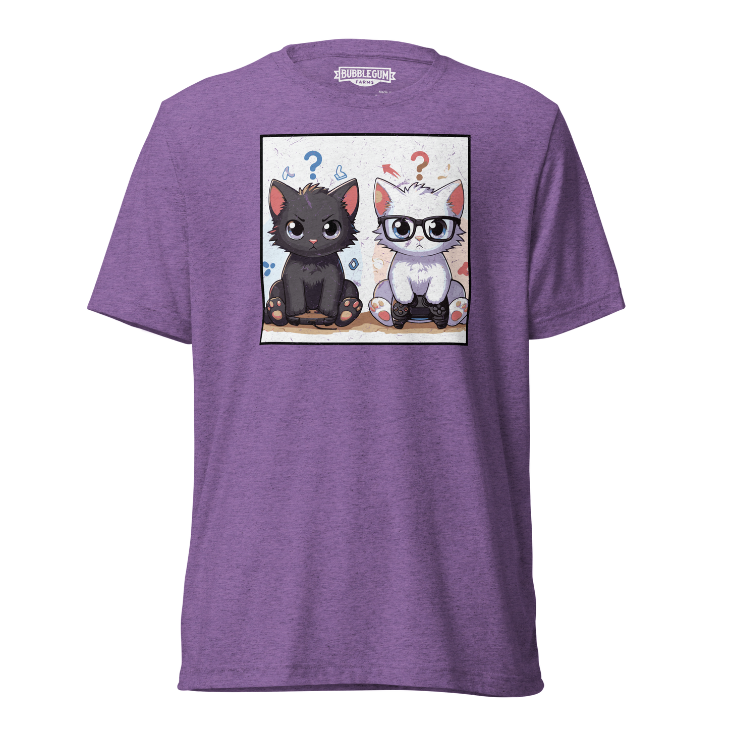 Gamer Kittens - Brothers - Unisex Triblend Tee