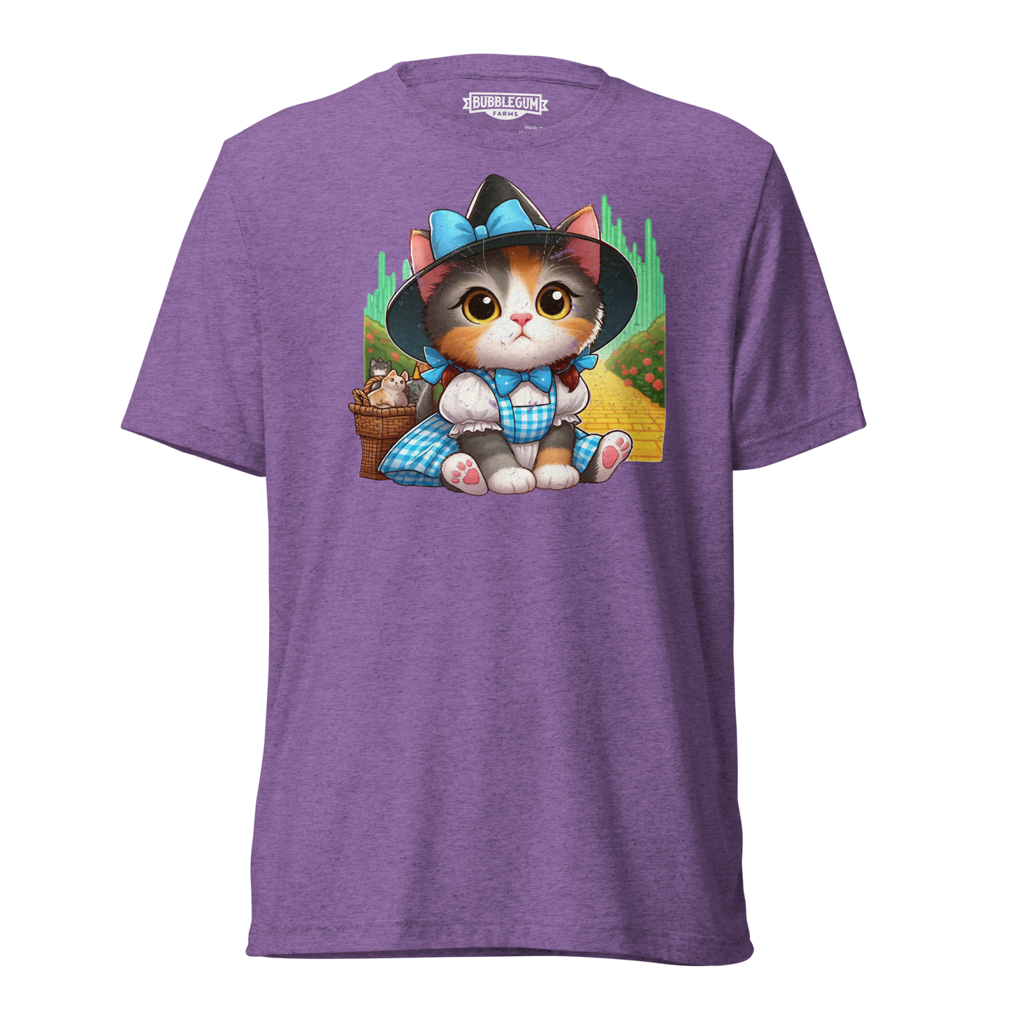 Kitten on a Yellow Brick Road - Unisex Triblend