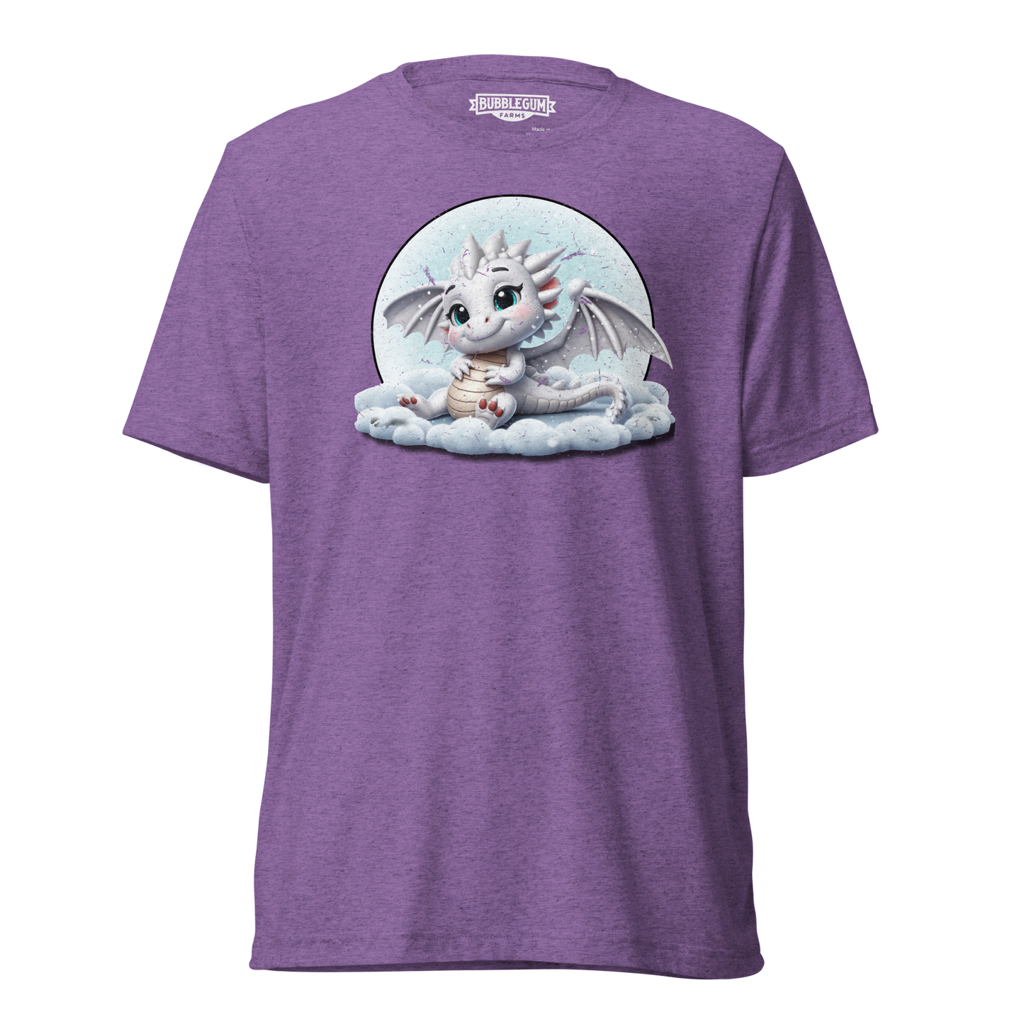 White Dragon in the Clouds - Unisex Triblend