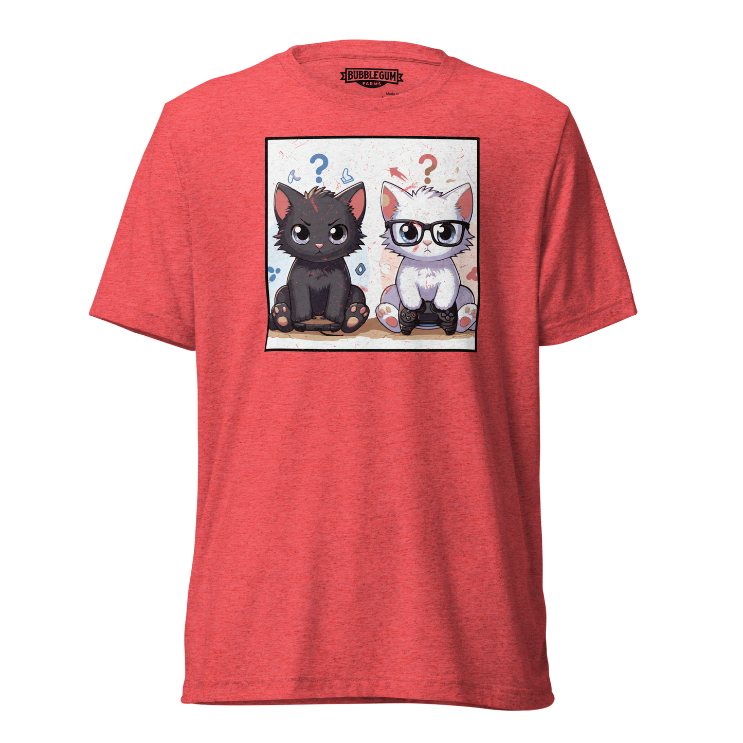 Gamer Kittens - Brothers - Unisex Triblend Tee