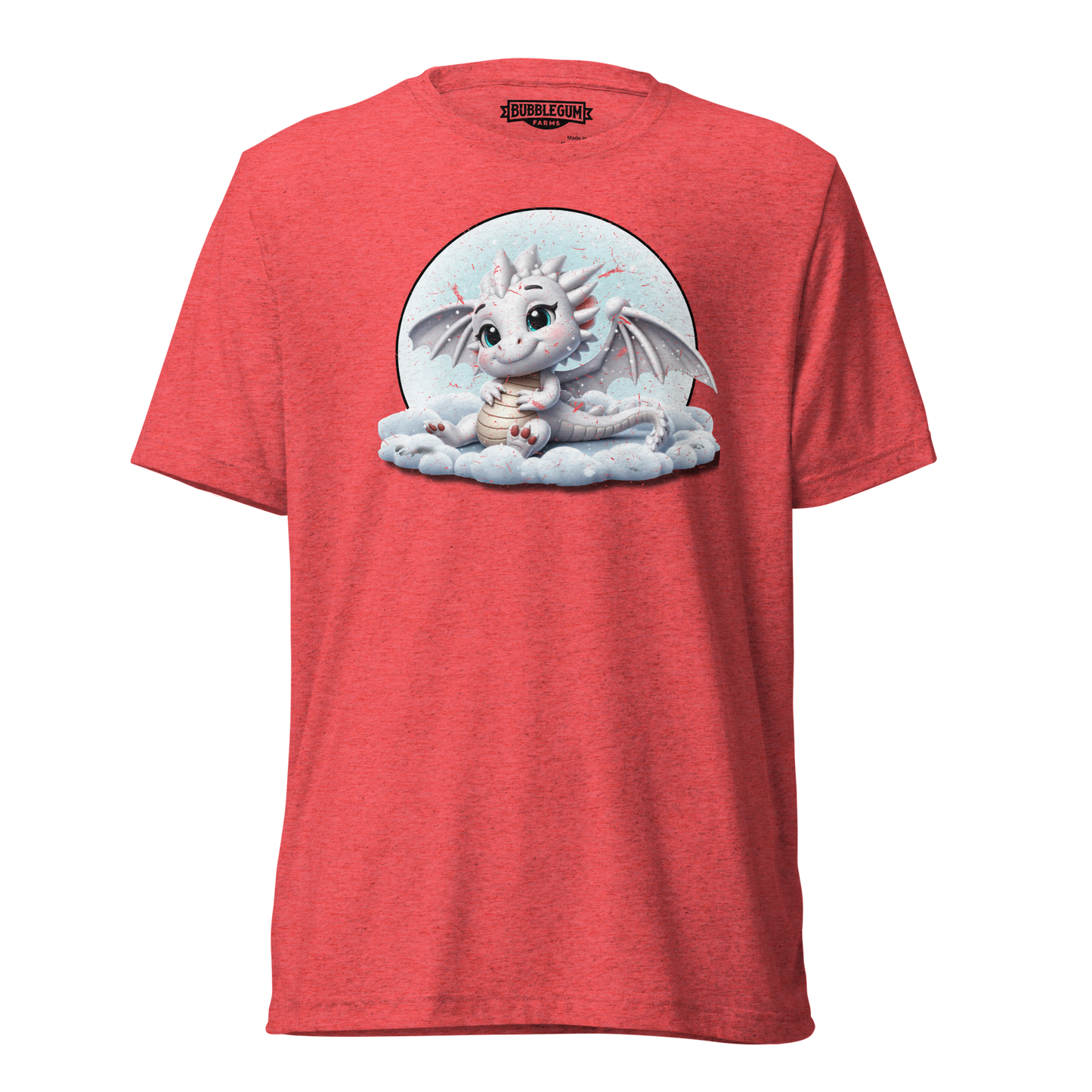White Dragon in the Clouds - Unisex Triblend