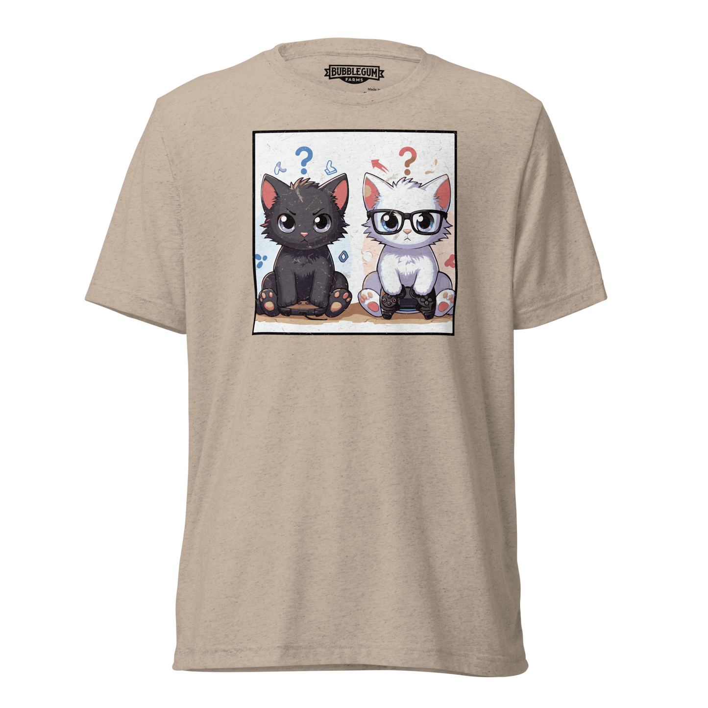 Gamer Kittens - Brothers - Unisex Triblend Tee