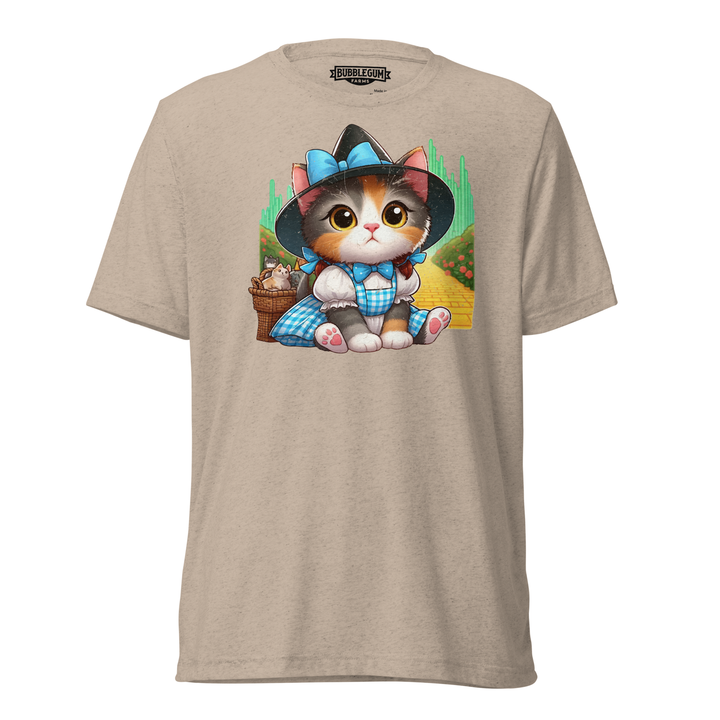 Kitten on a Yellow Brick Road - Unisex Triblend