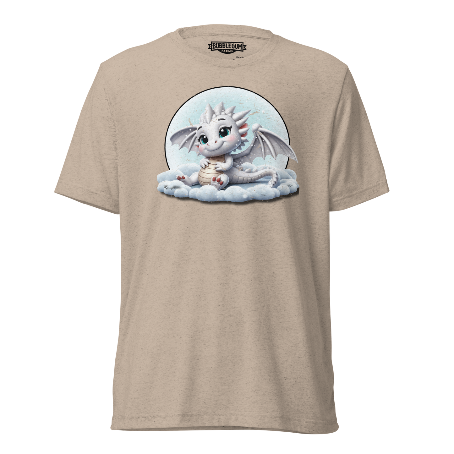 White Dragon in the Clouds - Unisex Triblend