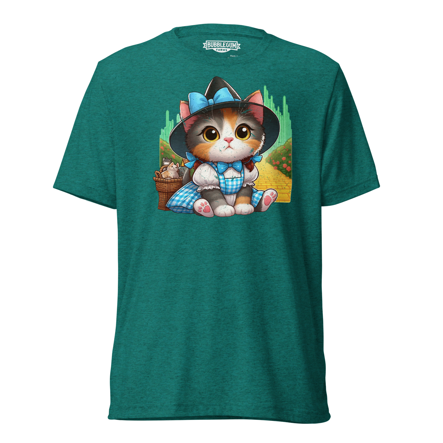 Kitten on a Yellow Brick Road - Unisex Triblend