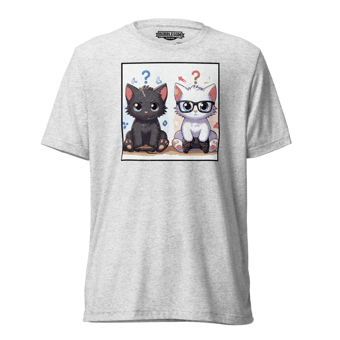 Gamer Kittens - Brothers - Unisex Triblend Tee