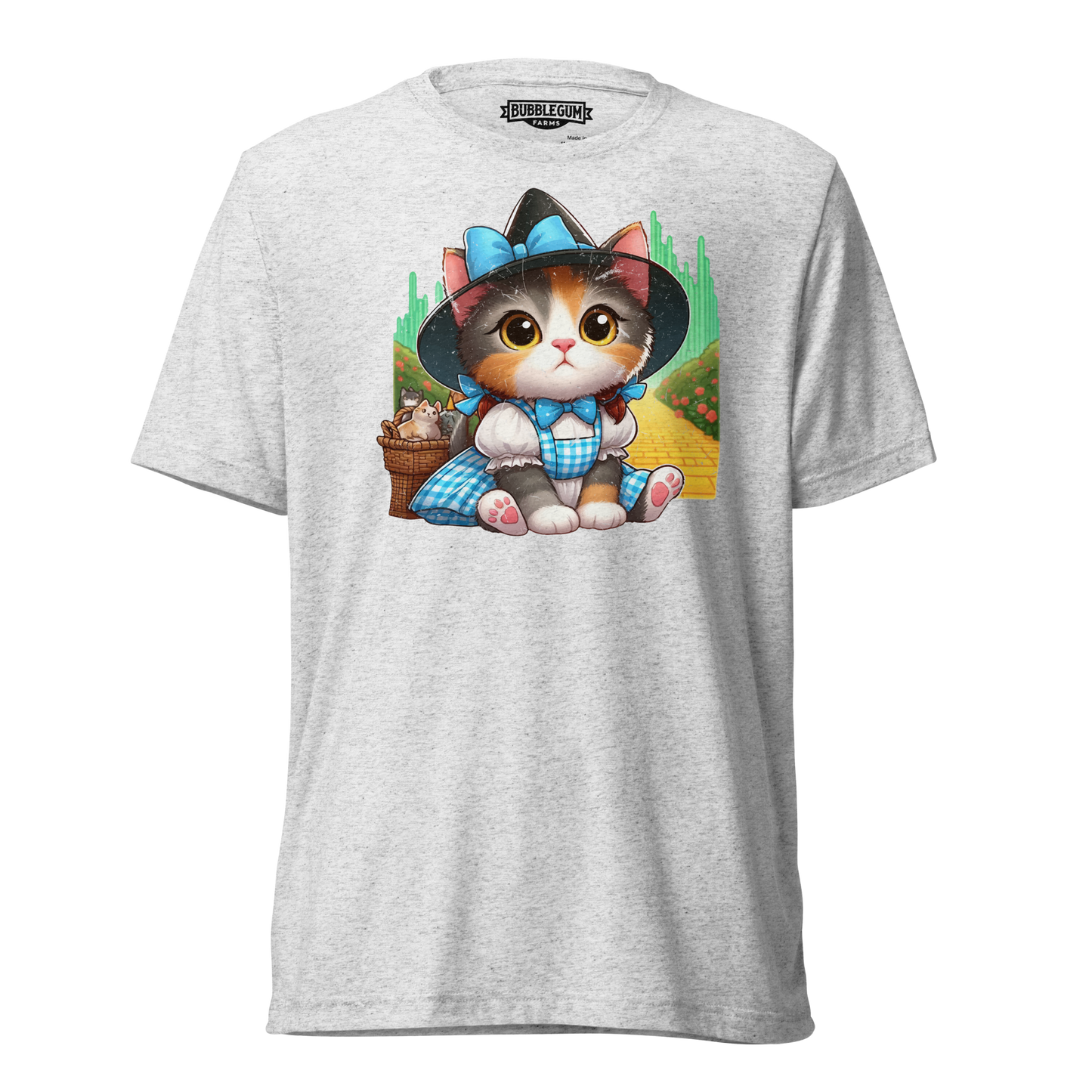 Kitten on a Yellow Brick Road - Unisex Triblend