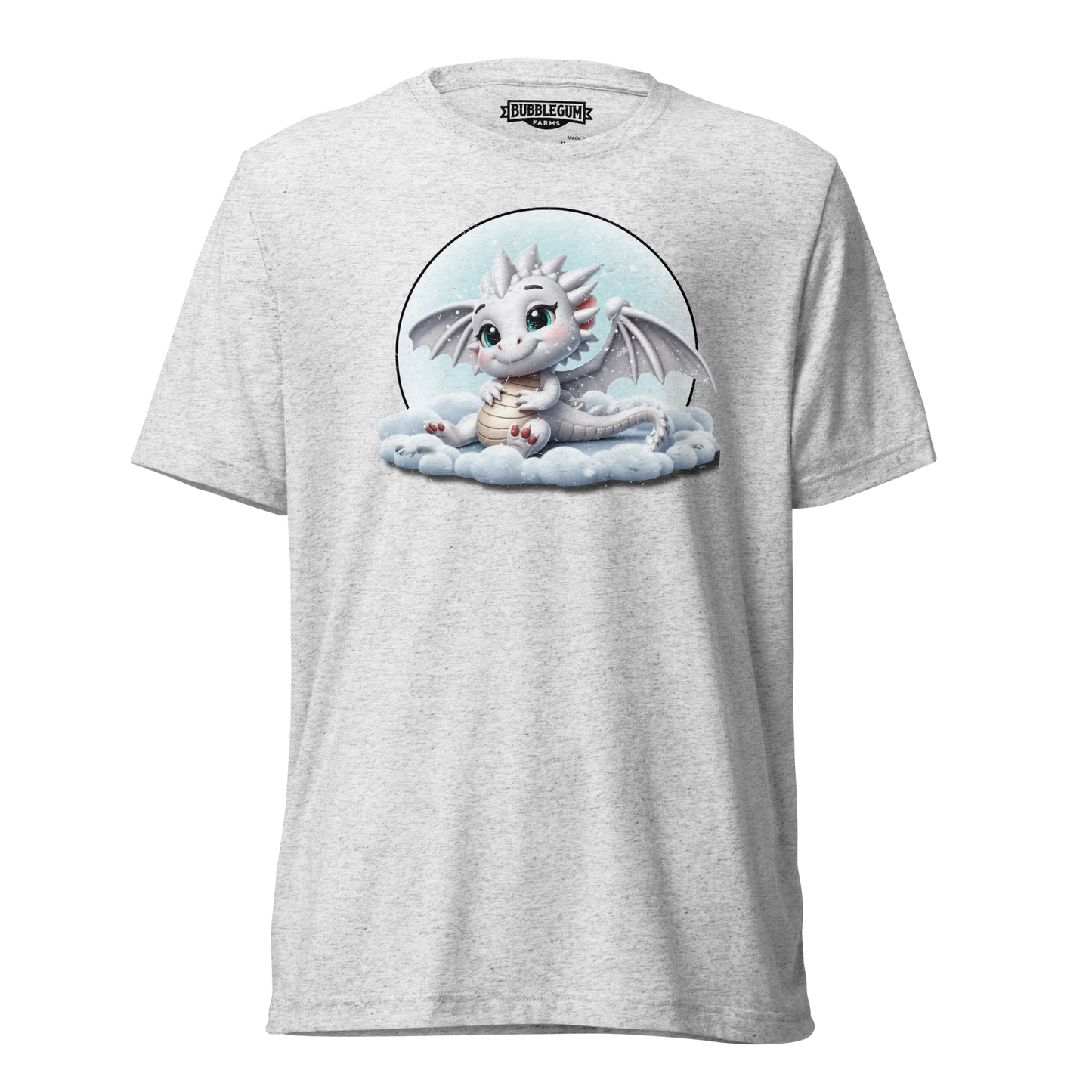 White Dragon in the Clouds - Unisex Triblend