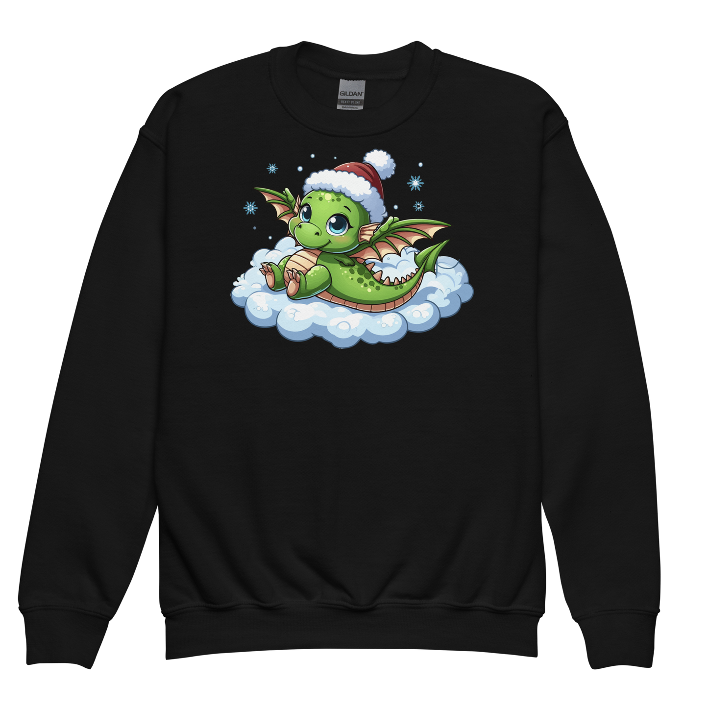 Green Dragon in the Clouds - Youth Sweatshirt