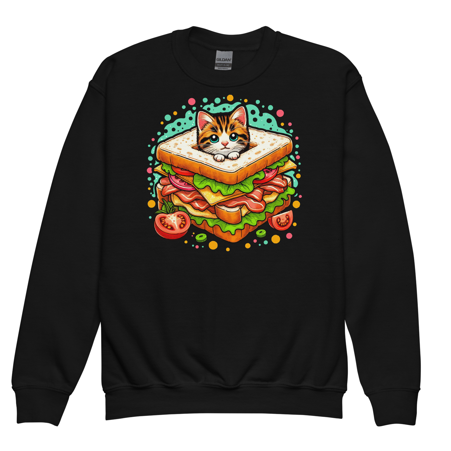 Kitten in a Sandwich - Youth Sweatshirt
