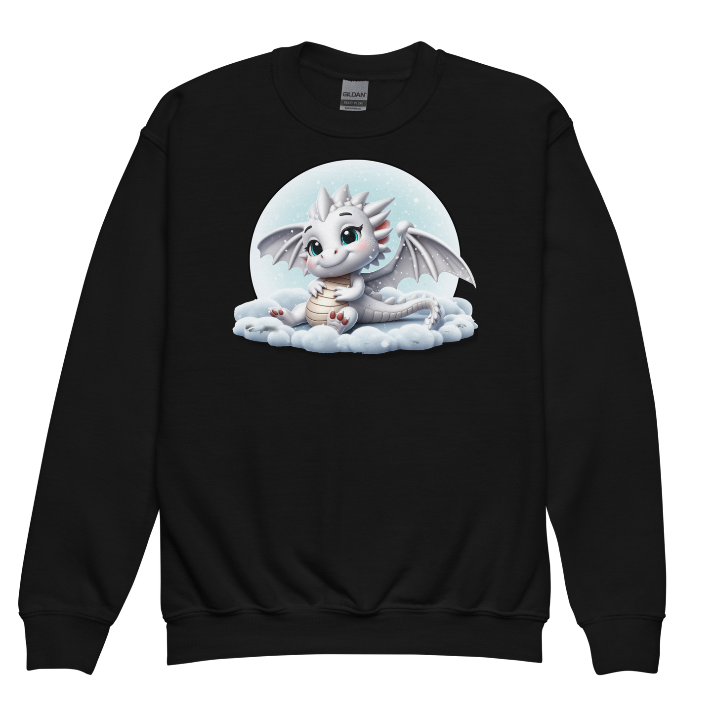 White Dragon in the Clouds - Youth Sweatshirt
