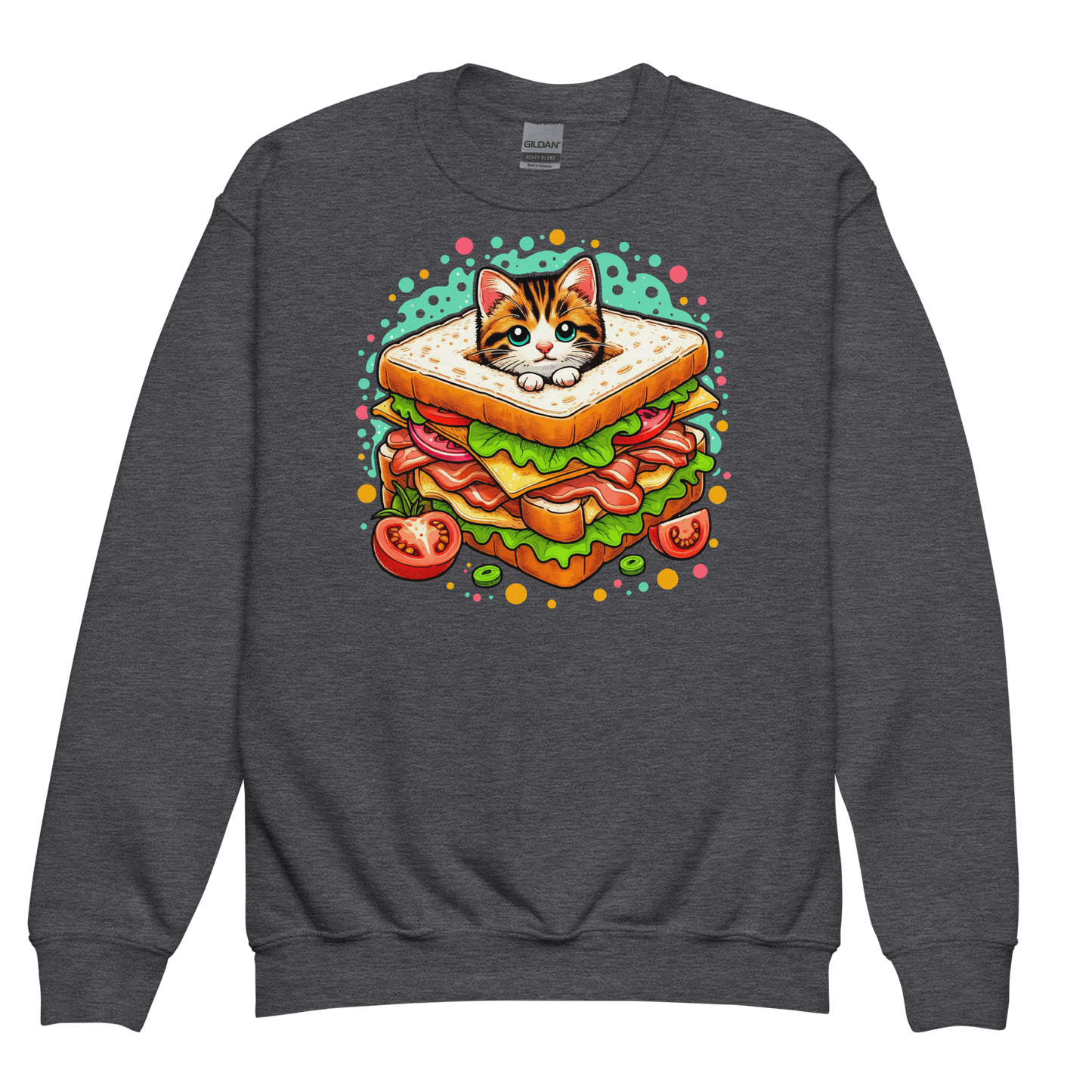 Kitten in a Sandwich - Youth Sweatshirt