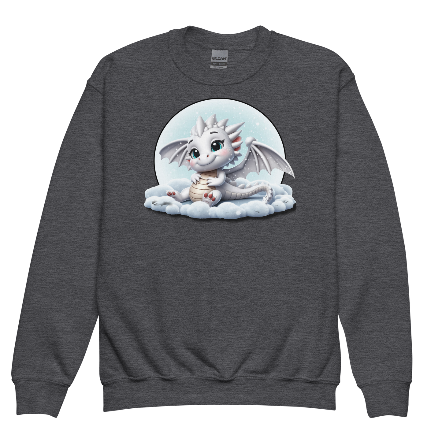 White Dragon in the Clouds - Youth Sweatshirt