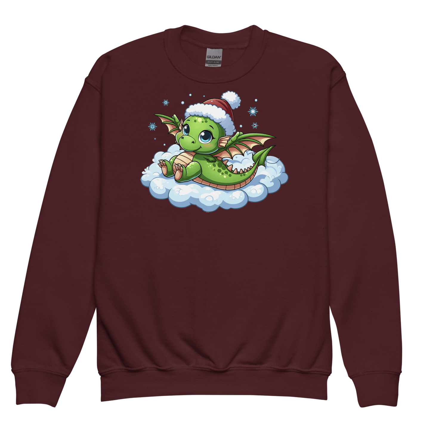 Green Dragon in the Clouds - Youth Sweatshirt