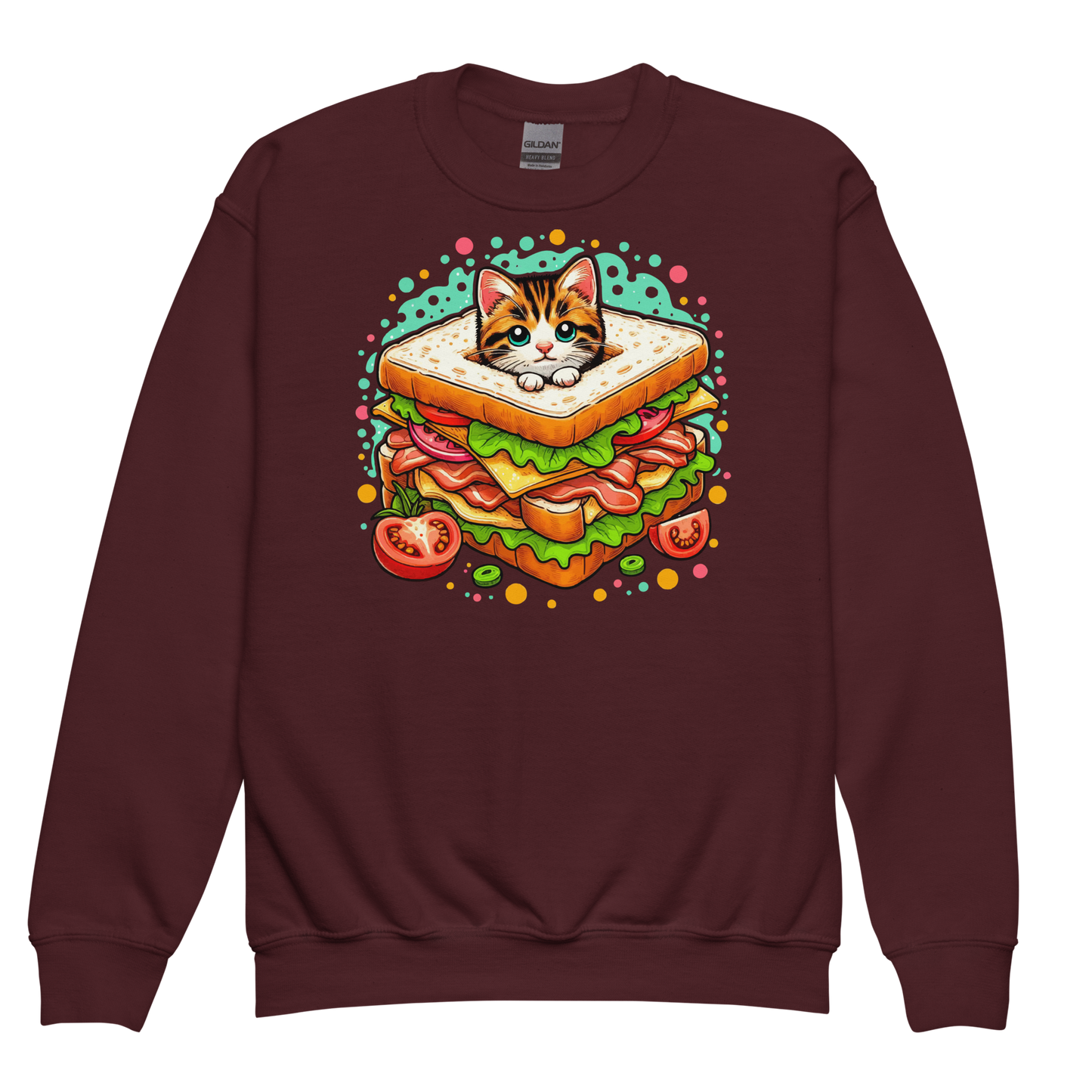 Kitten in a Sandwich - Youth Sweatshirt