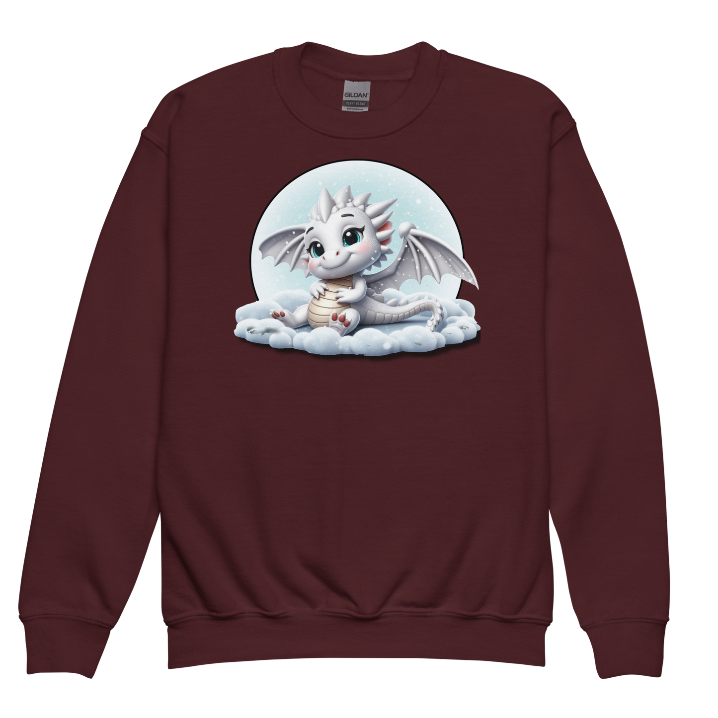 White Dragon in the Clouds - Youth Sweatshirt