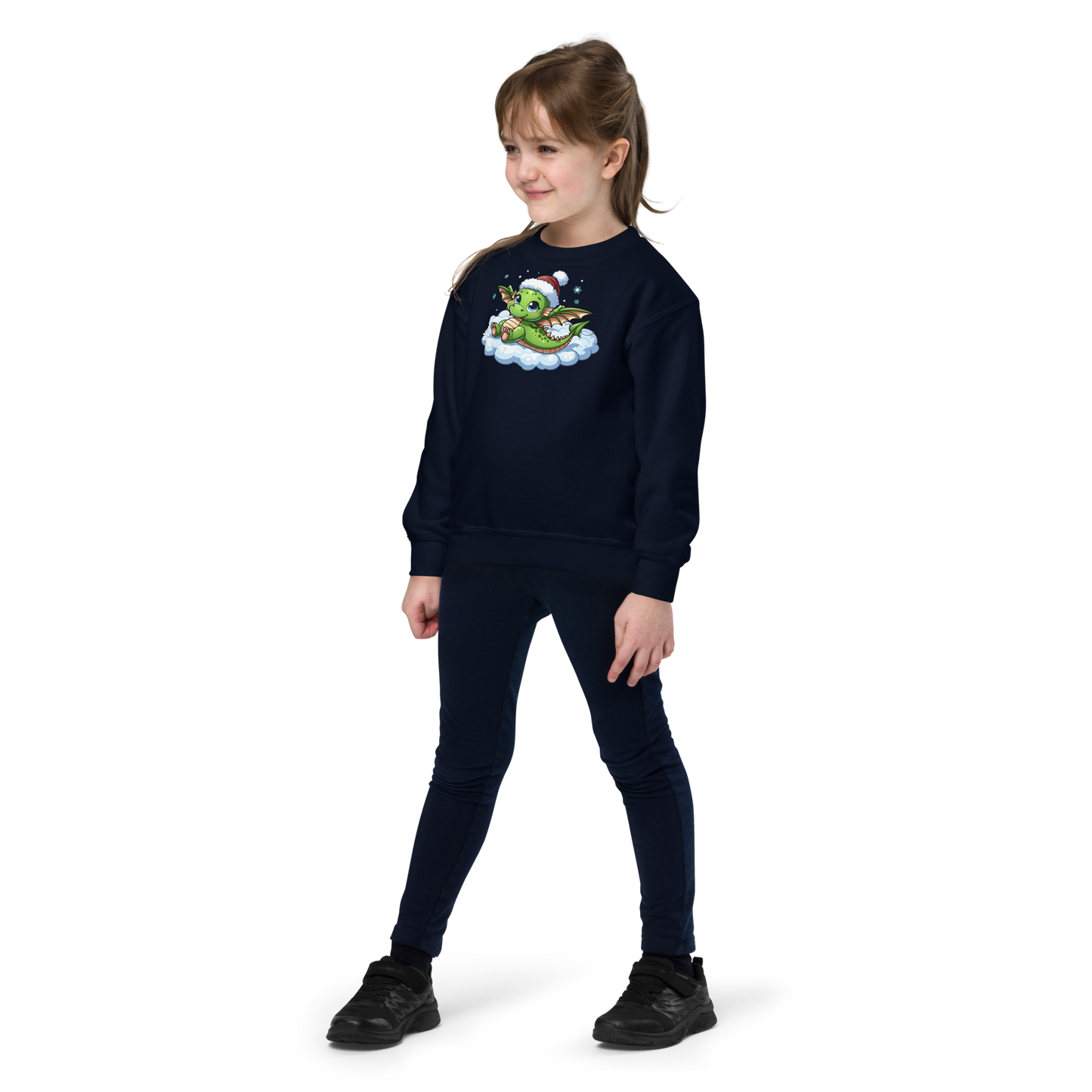 Green Dragon in the Clouds - Youth Sweatshirt