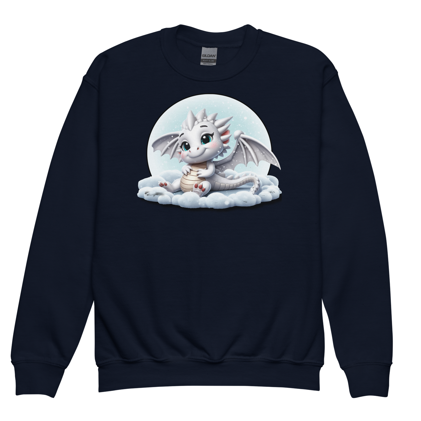 White Dragon in the Clouds - Youth Sweatshirt