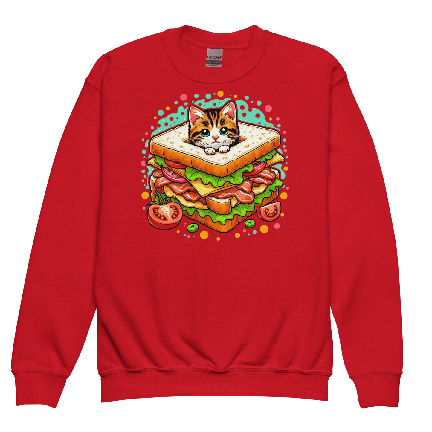 Kitten in a Sandwich - Youth Sweatshirt